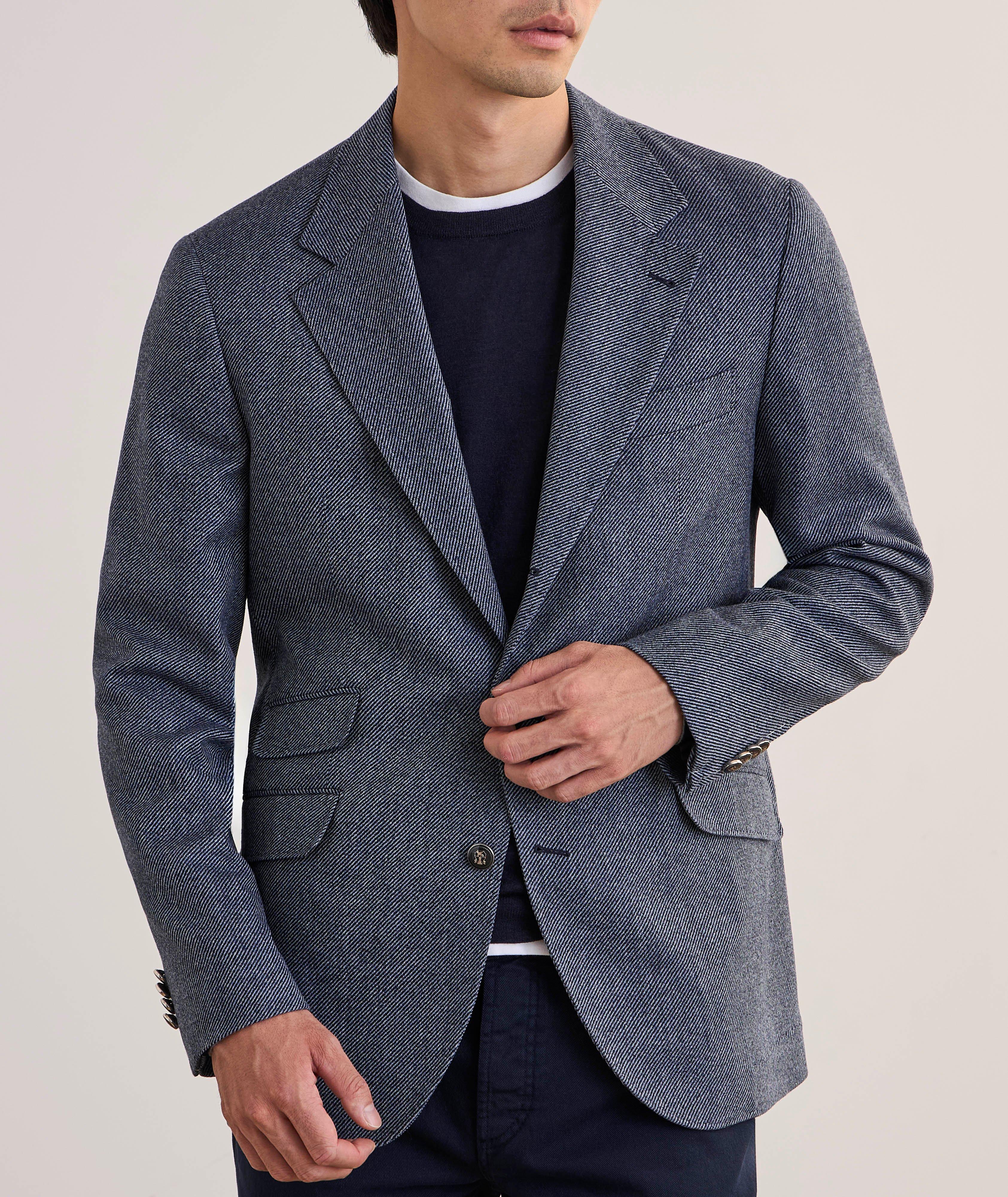 Veston en twill à tissage diagonal image 1