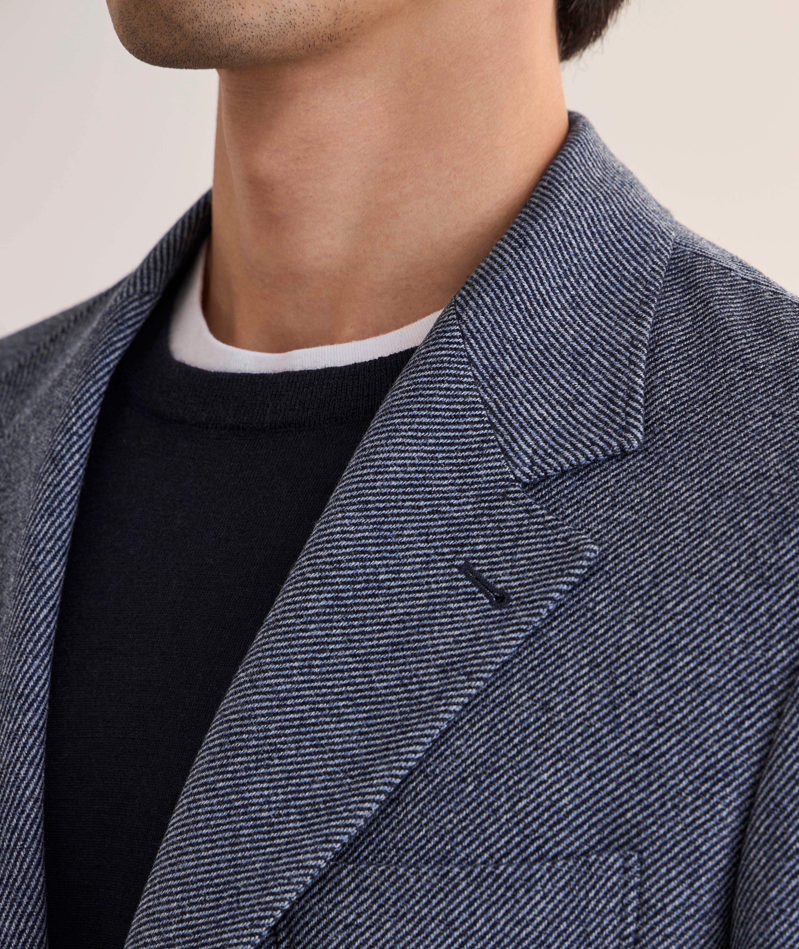 Veston en twill à tissage diagonal image 3