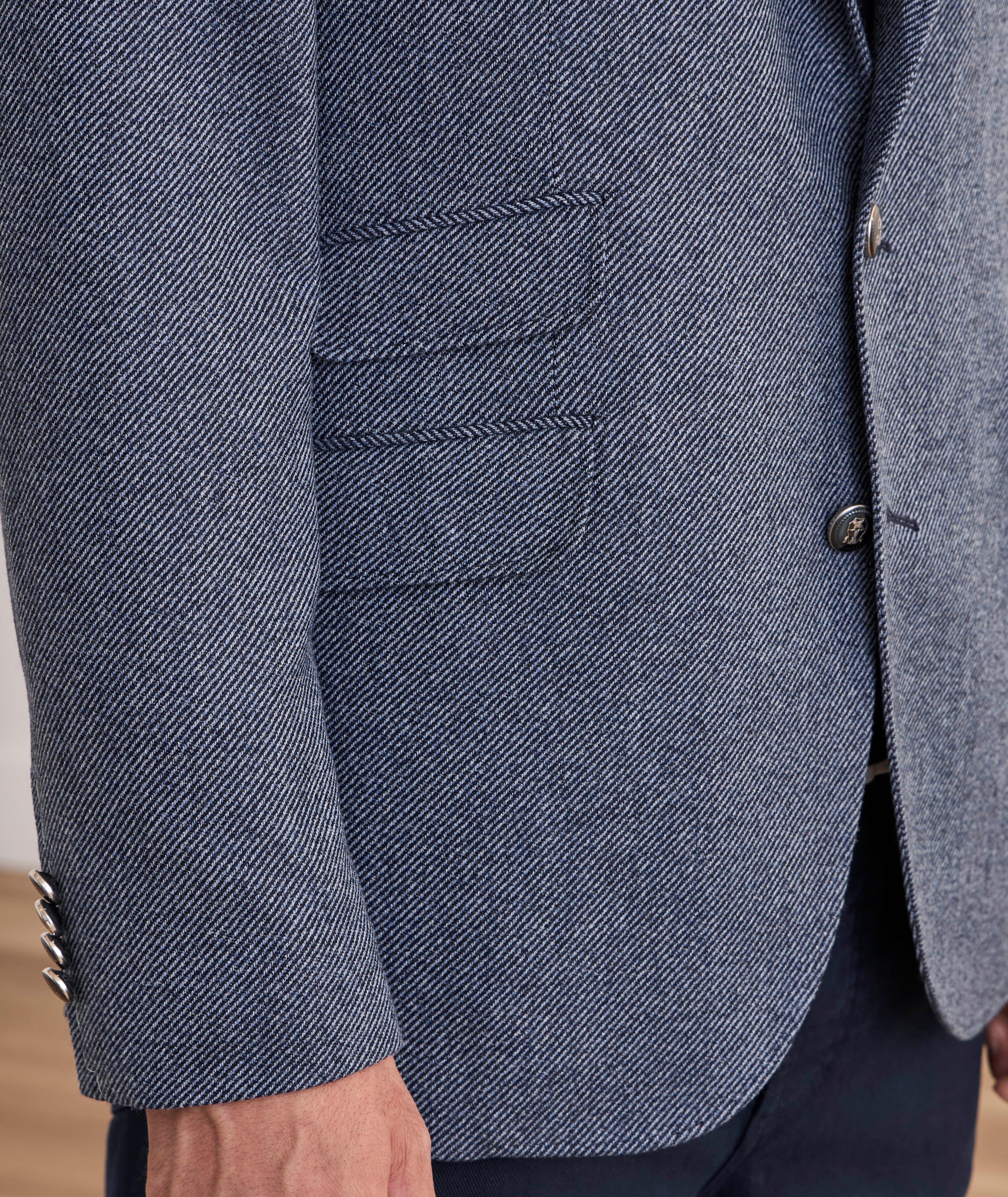 Veston en twill à tissage diagonal image 4