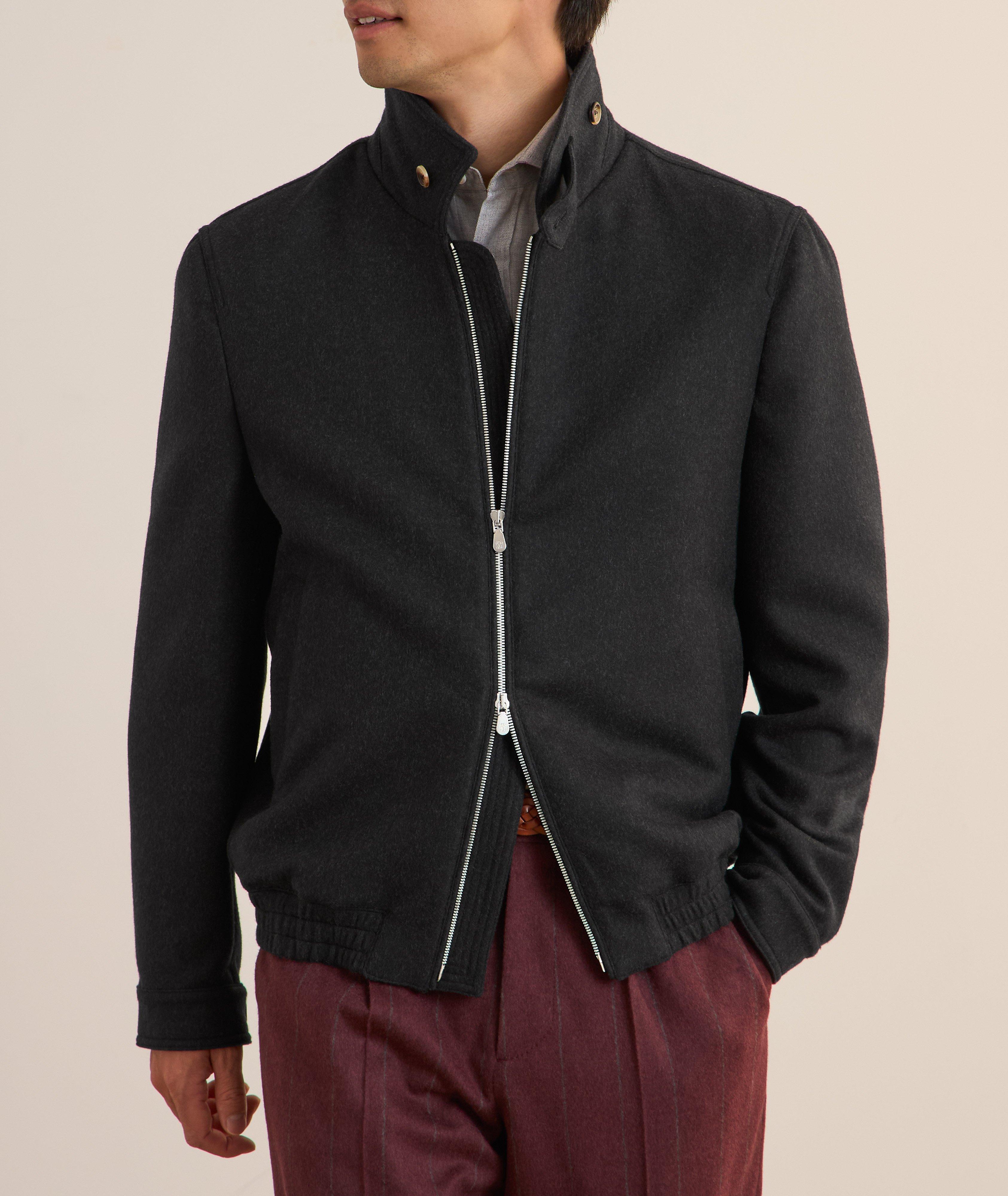Blouson en laine à glissière image 1