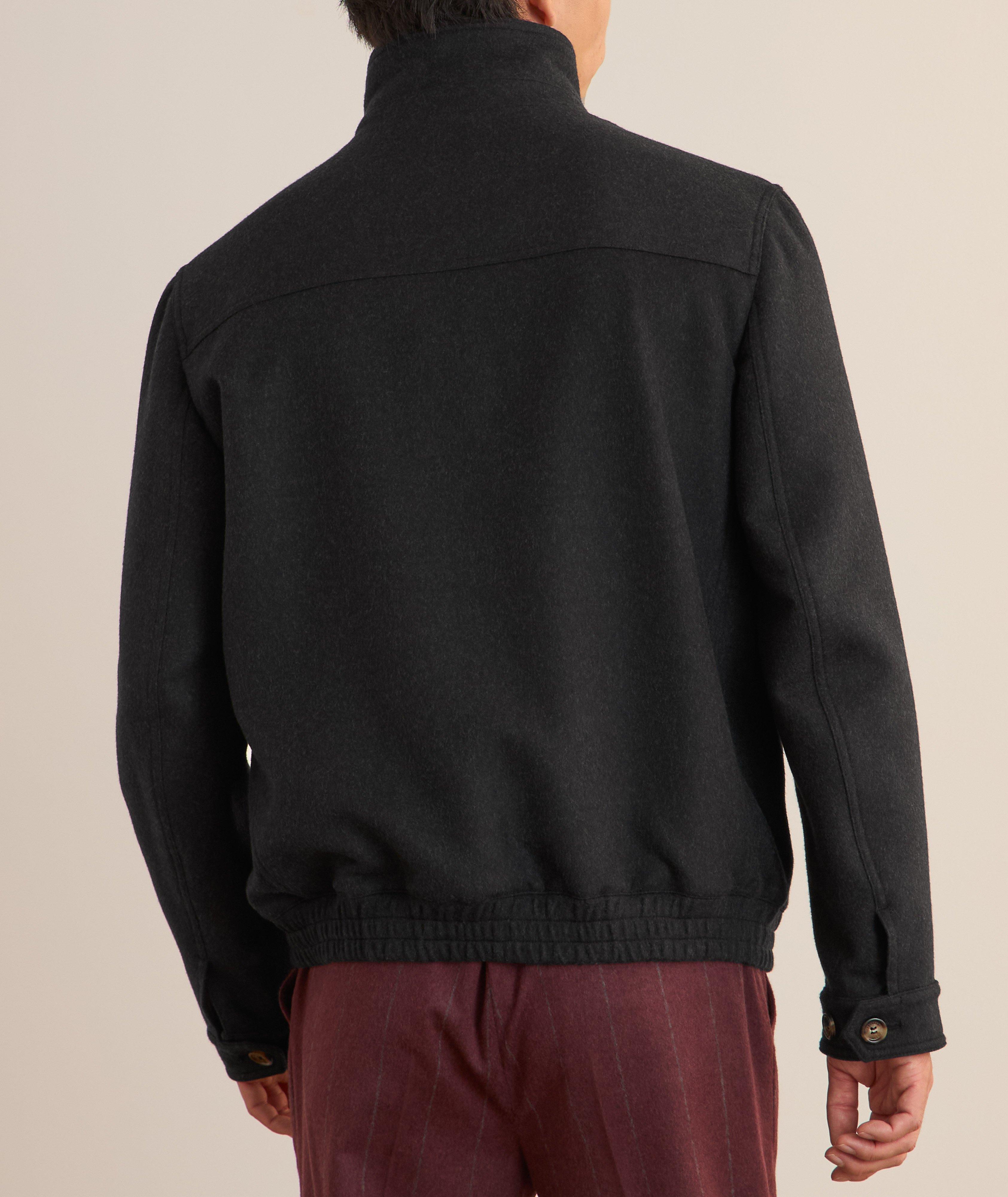 Blouson en laine à glissière image 2
