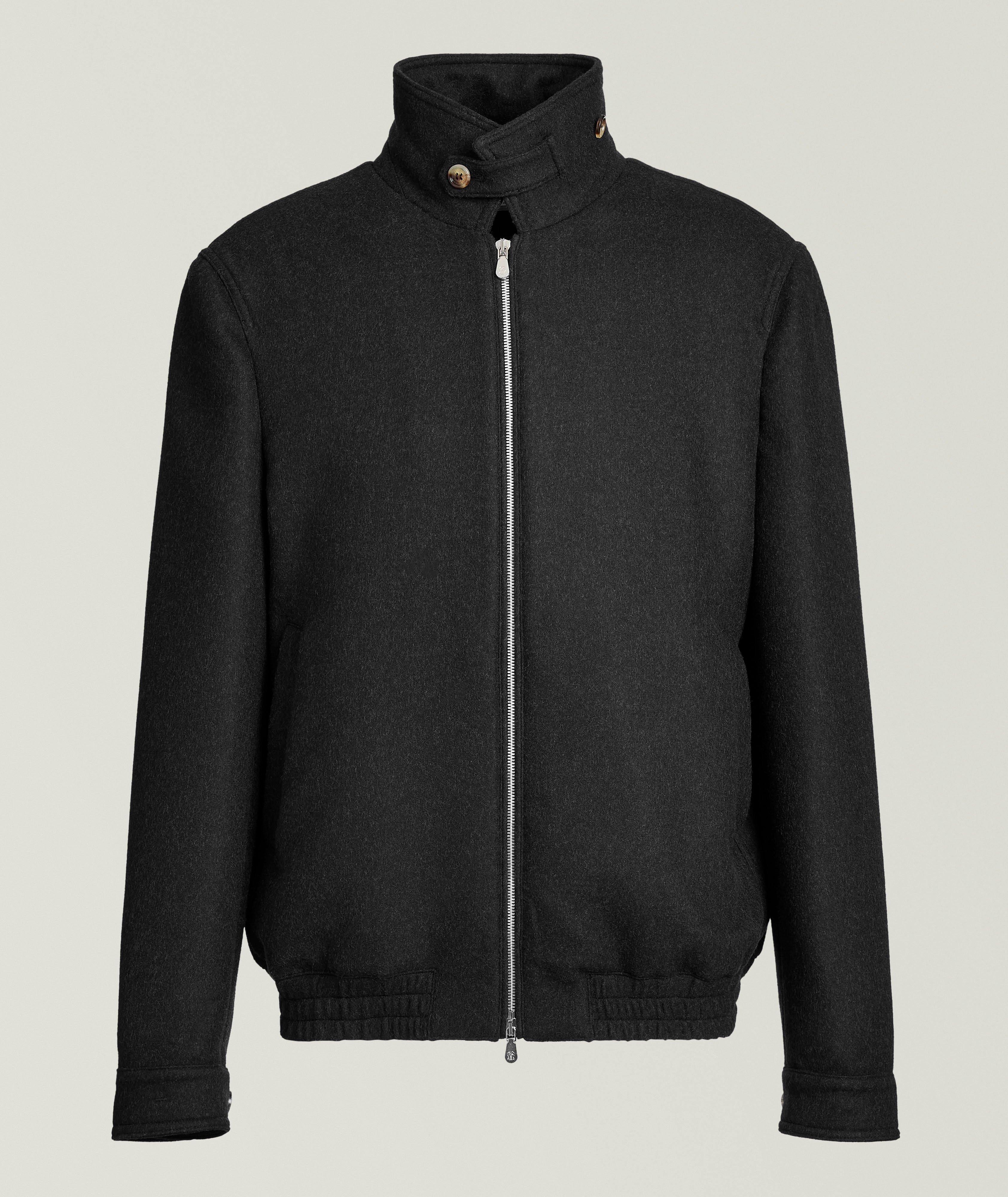 Blouson en laine à glissière image 0
