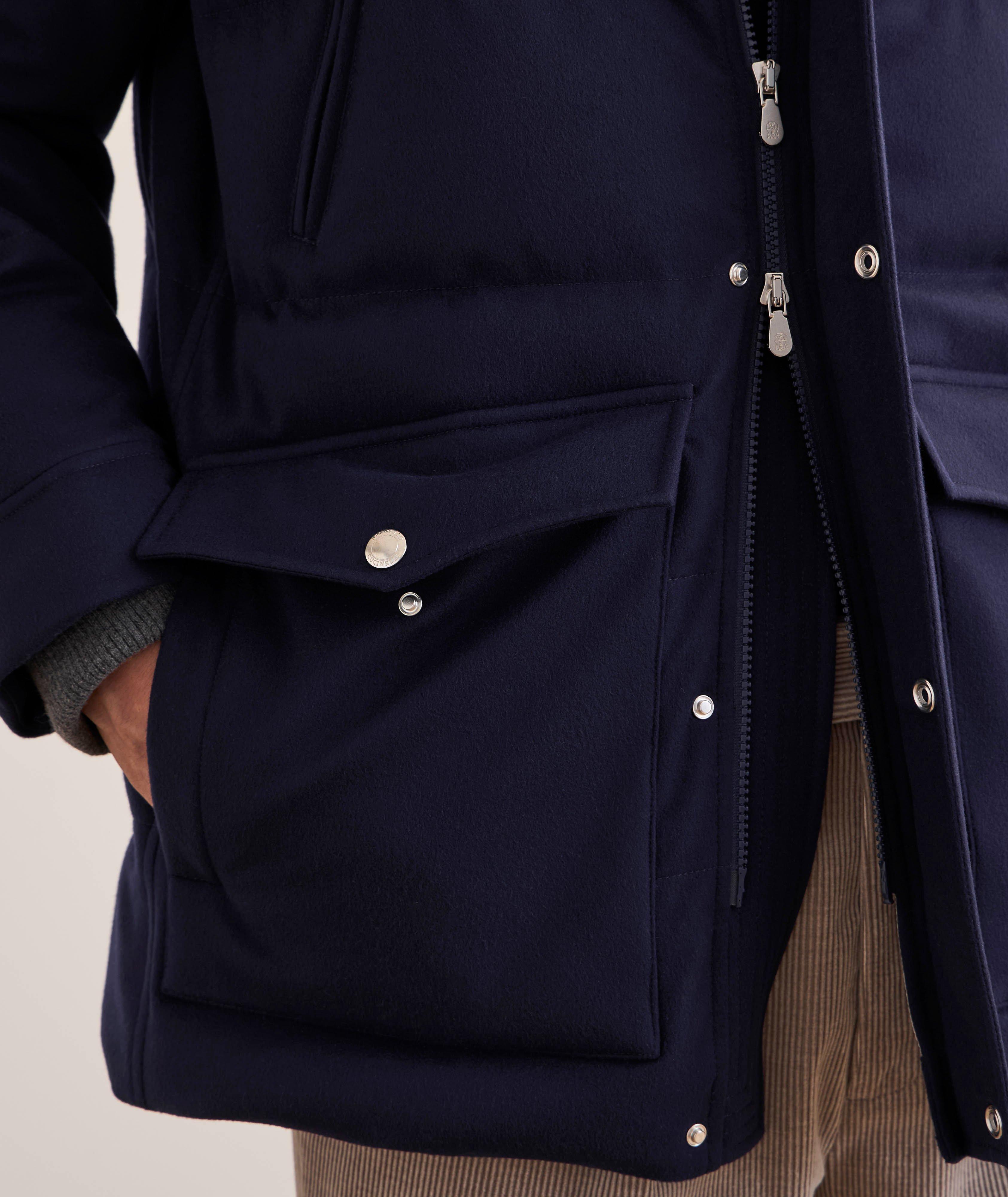 Manteau matelassé en lainage et en duvet image 4