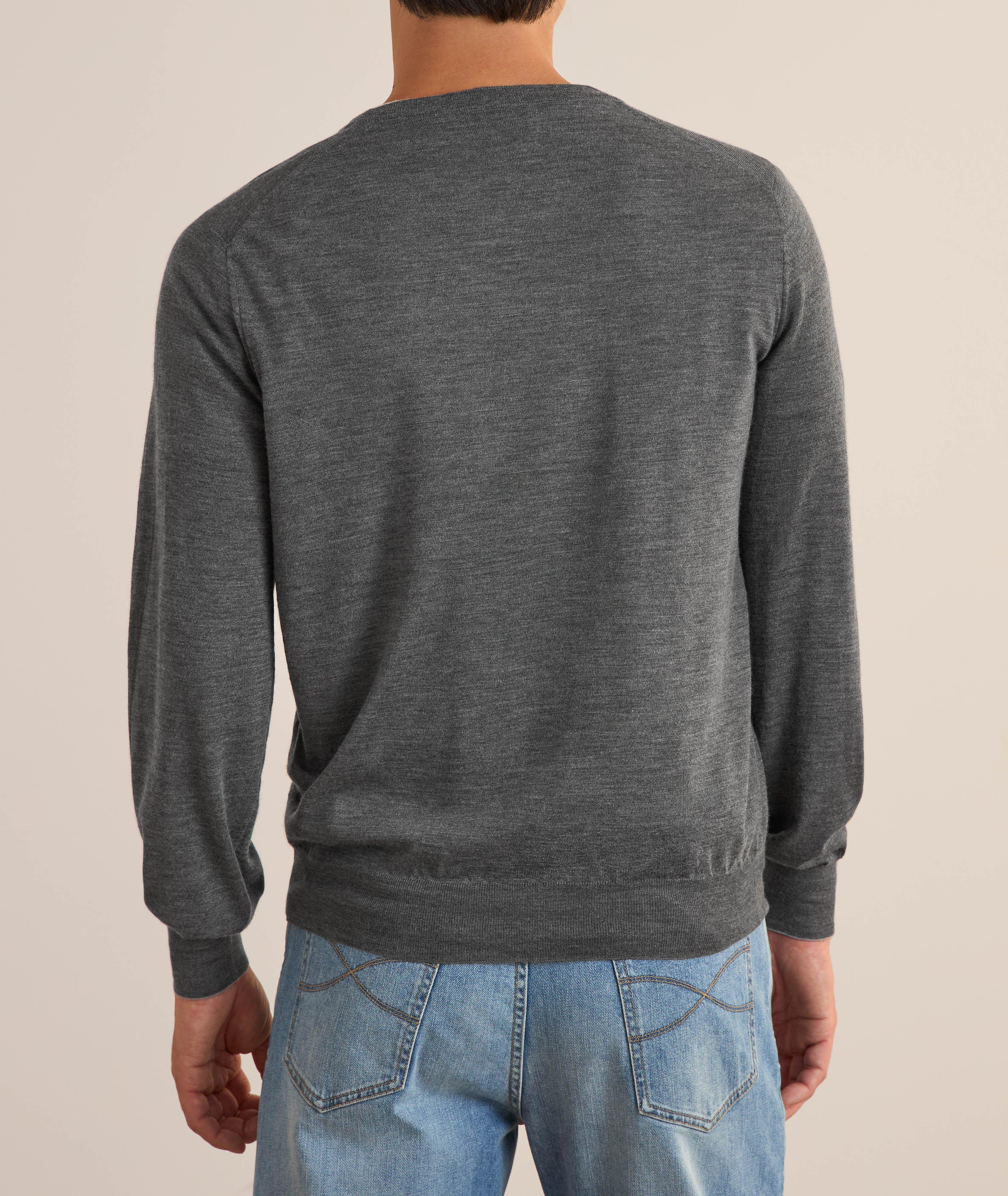 Fine Gauge Wool-Cashmere Sweater image 2