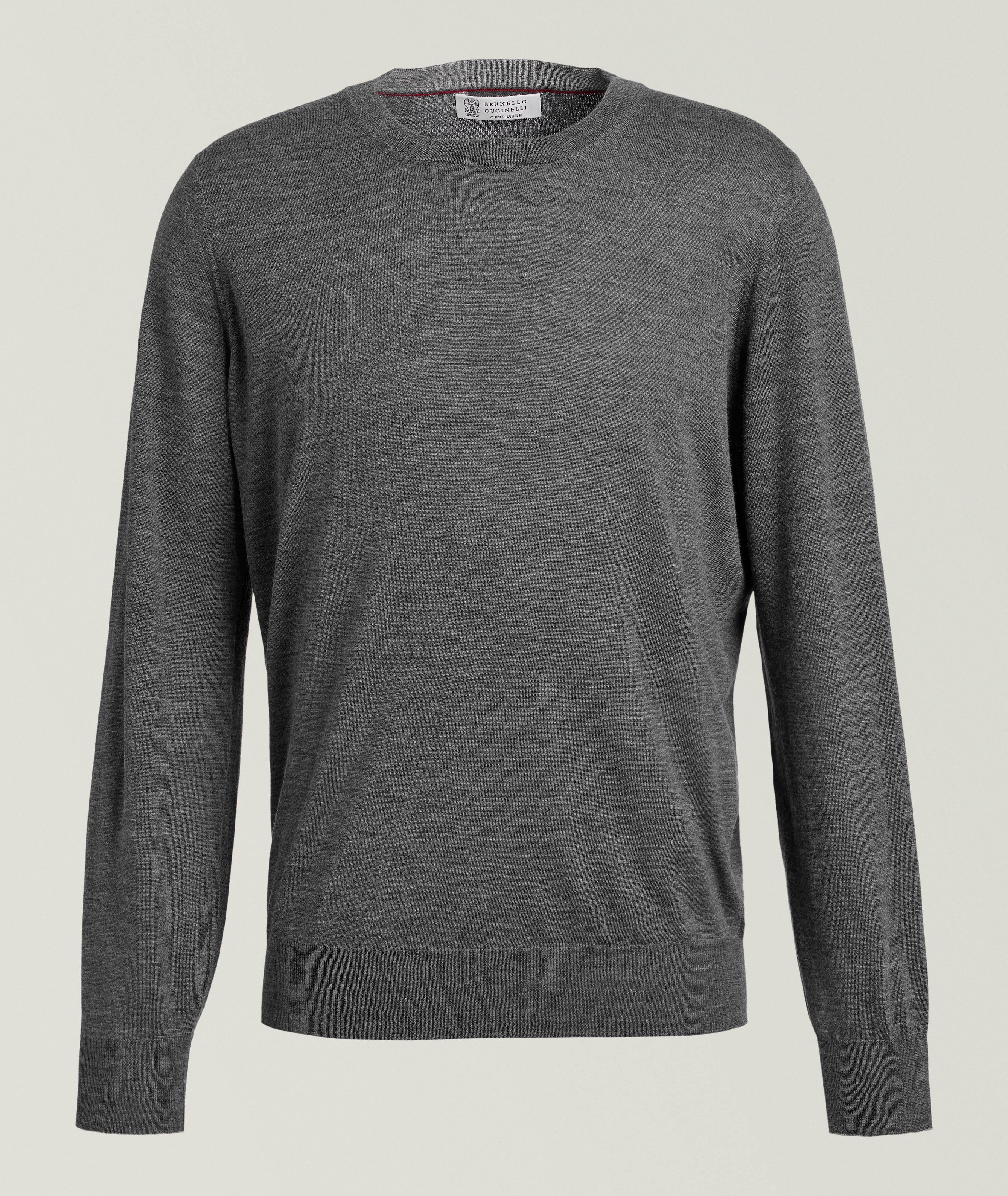 Fine Gauge Wool-Cashmere Sweater image 0