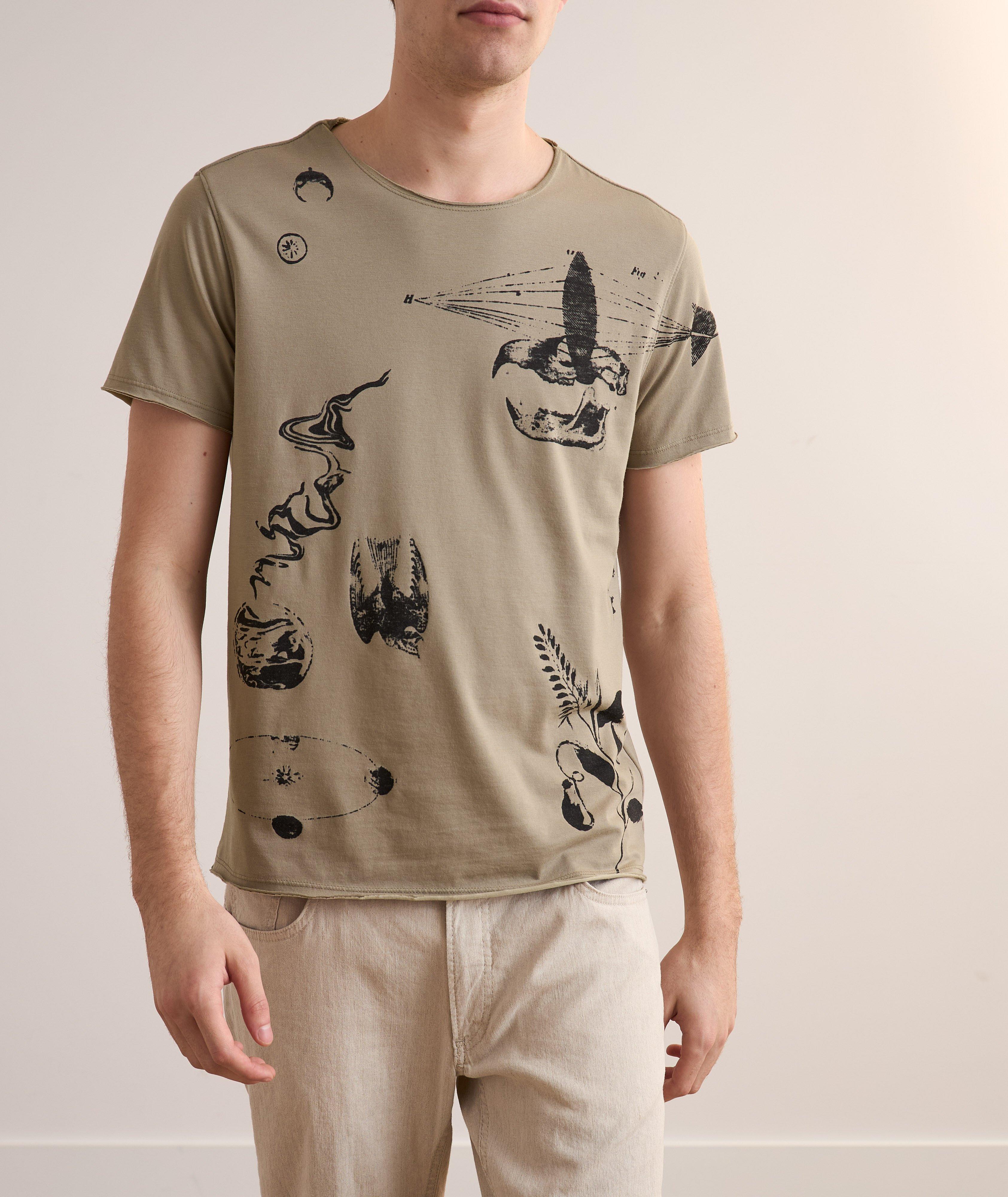 T-shirt à motif style tatouage image 2