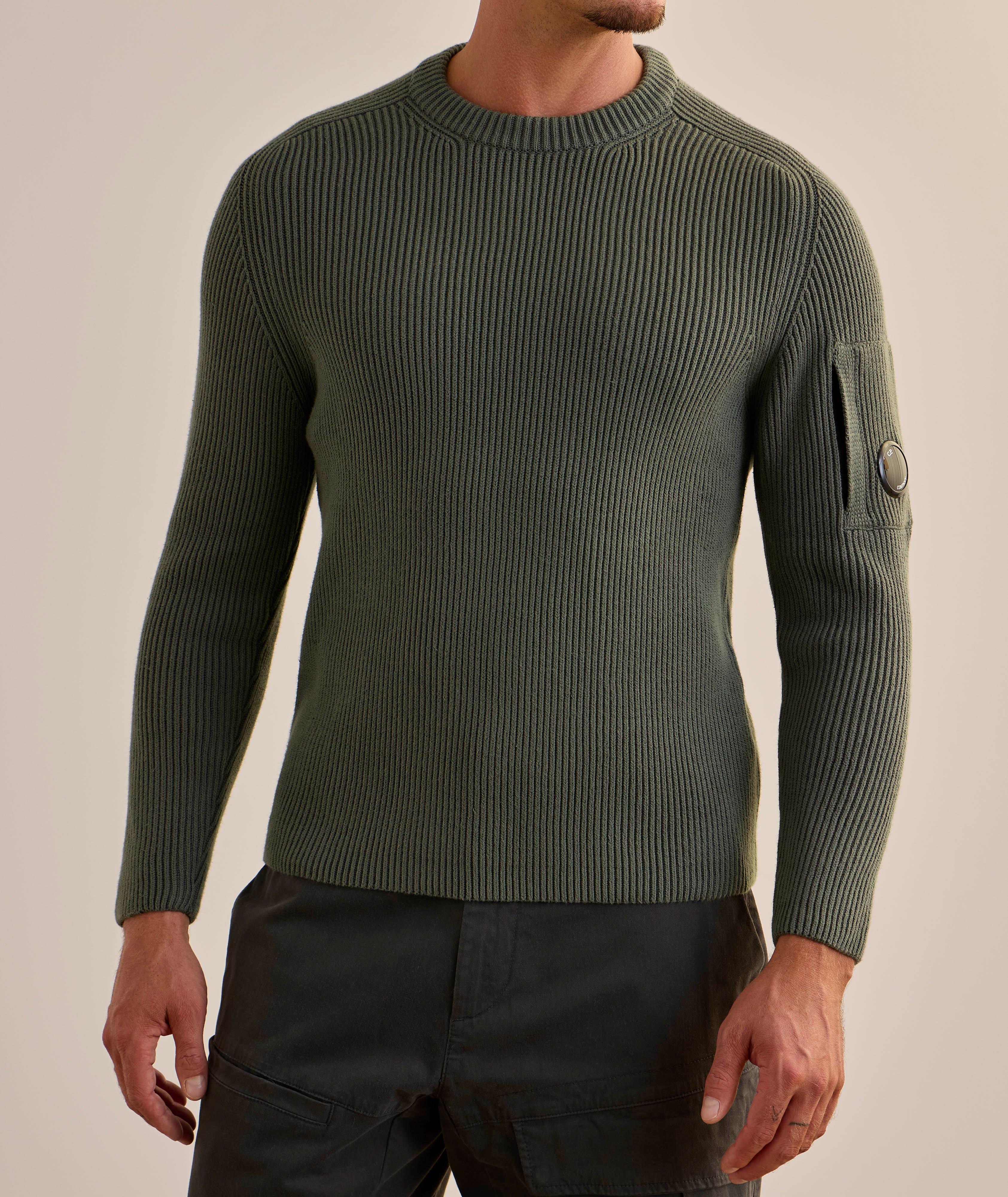 Rib-Knit Crewneck Sweater image 1