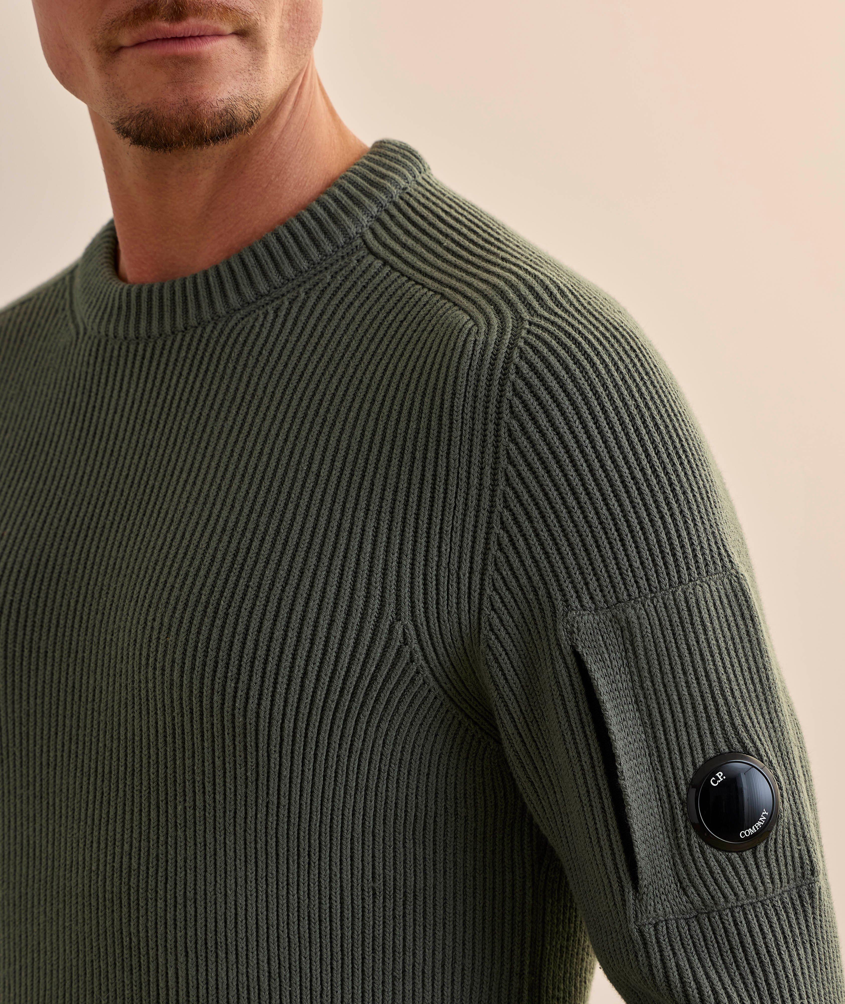 Rib-Knit Crewneck Sweater image 3