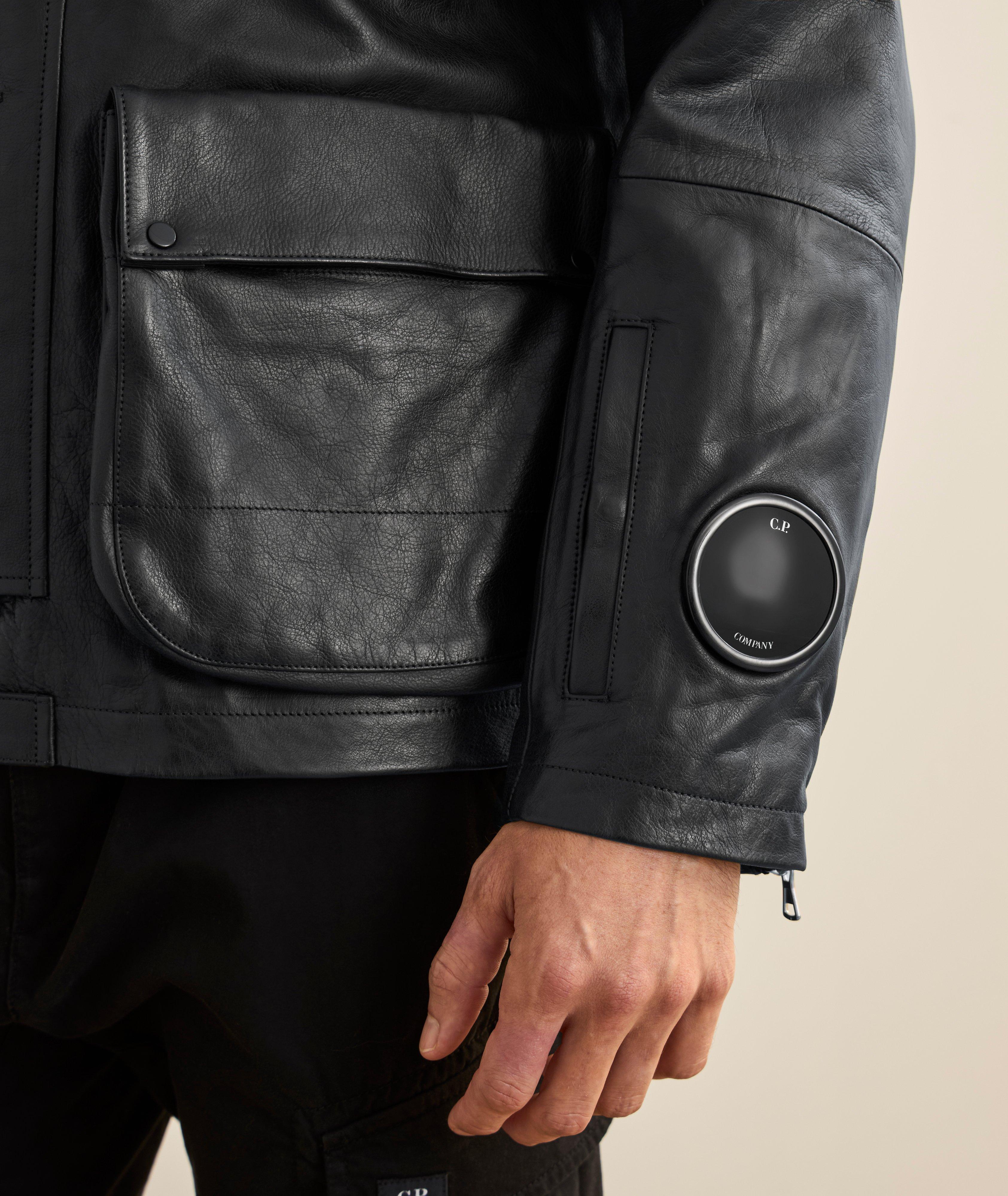 Goggle Hood Leather Mille Jacket image 3