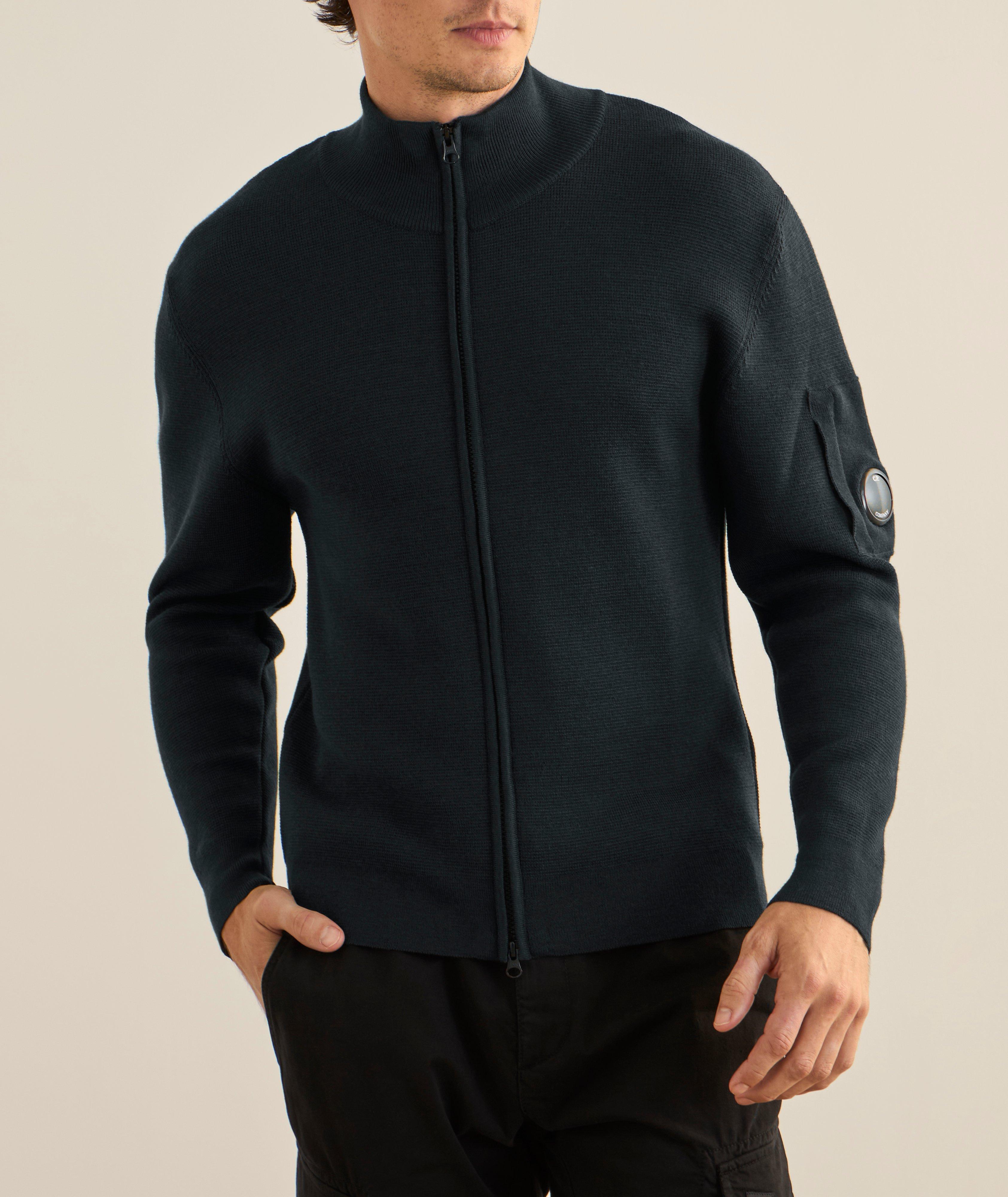 Cardigan zippé en laine mélangée image 1