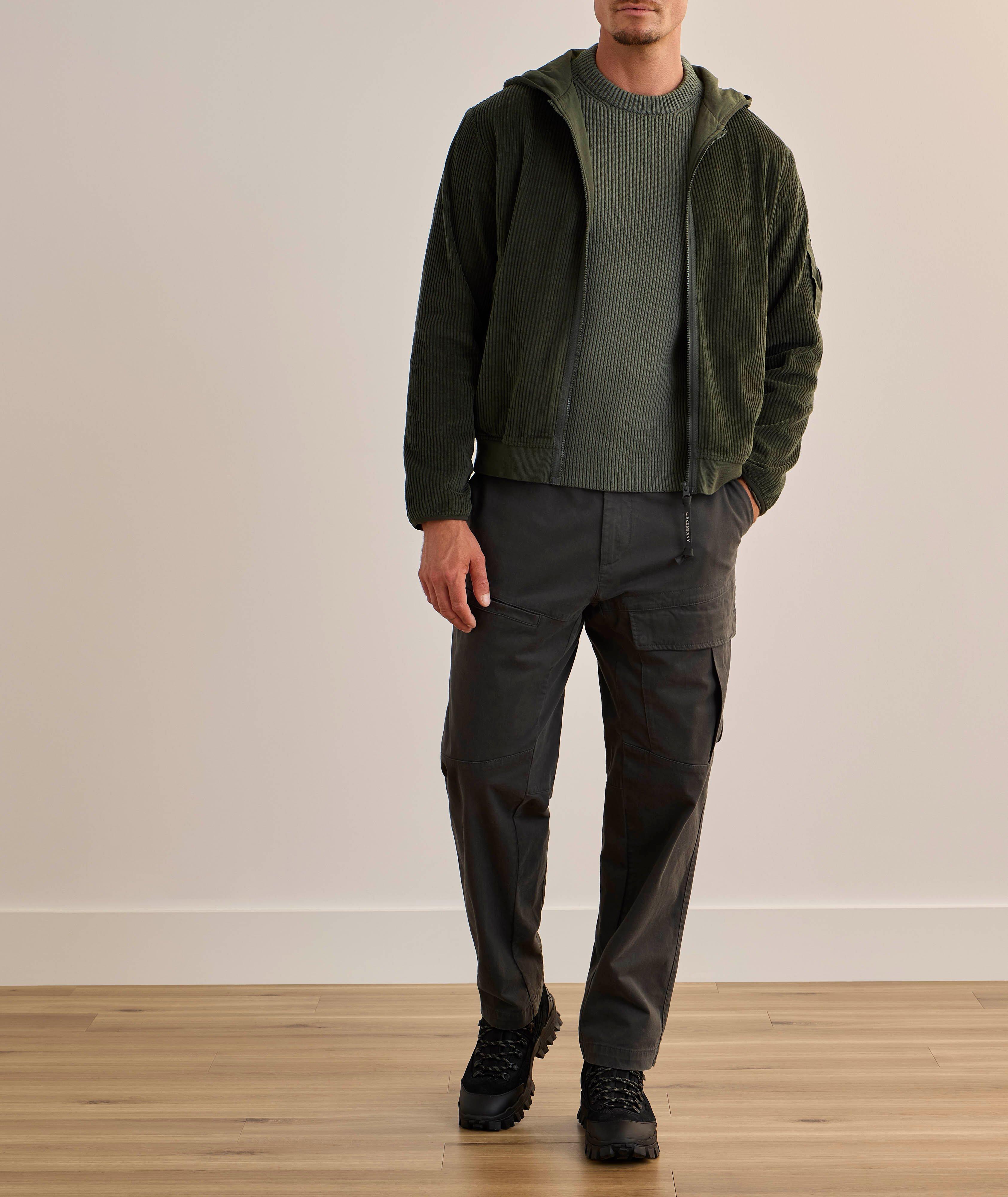 Corduroy Hooded Sweater image 4