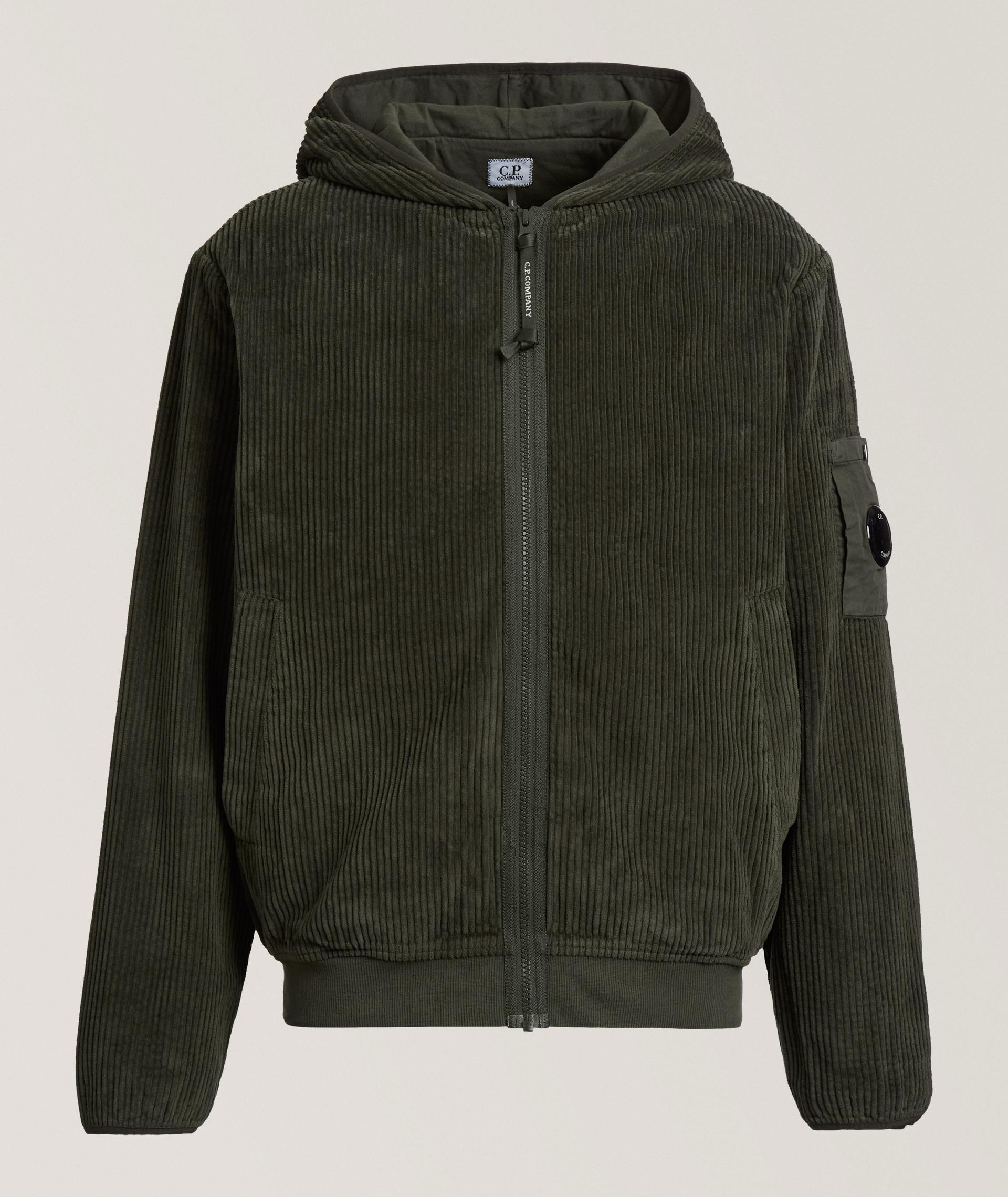 Corduroy Hooded Sweater image 0