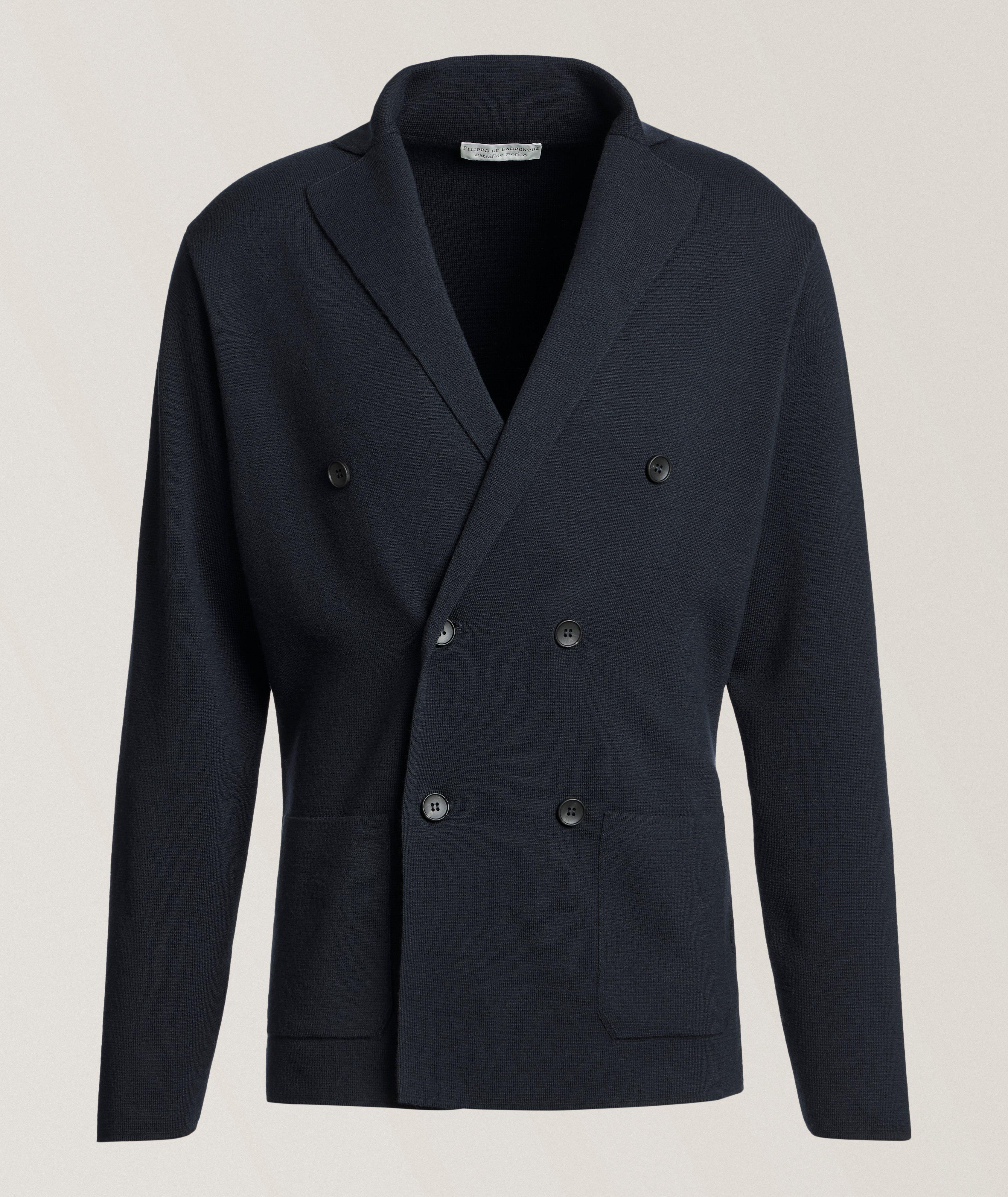 Double-Breasted Wool Cardigan  image 0
