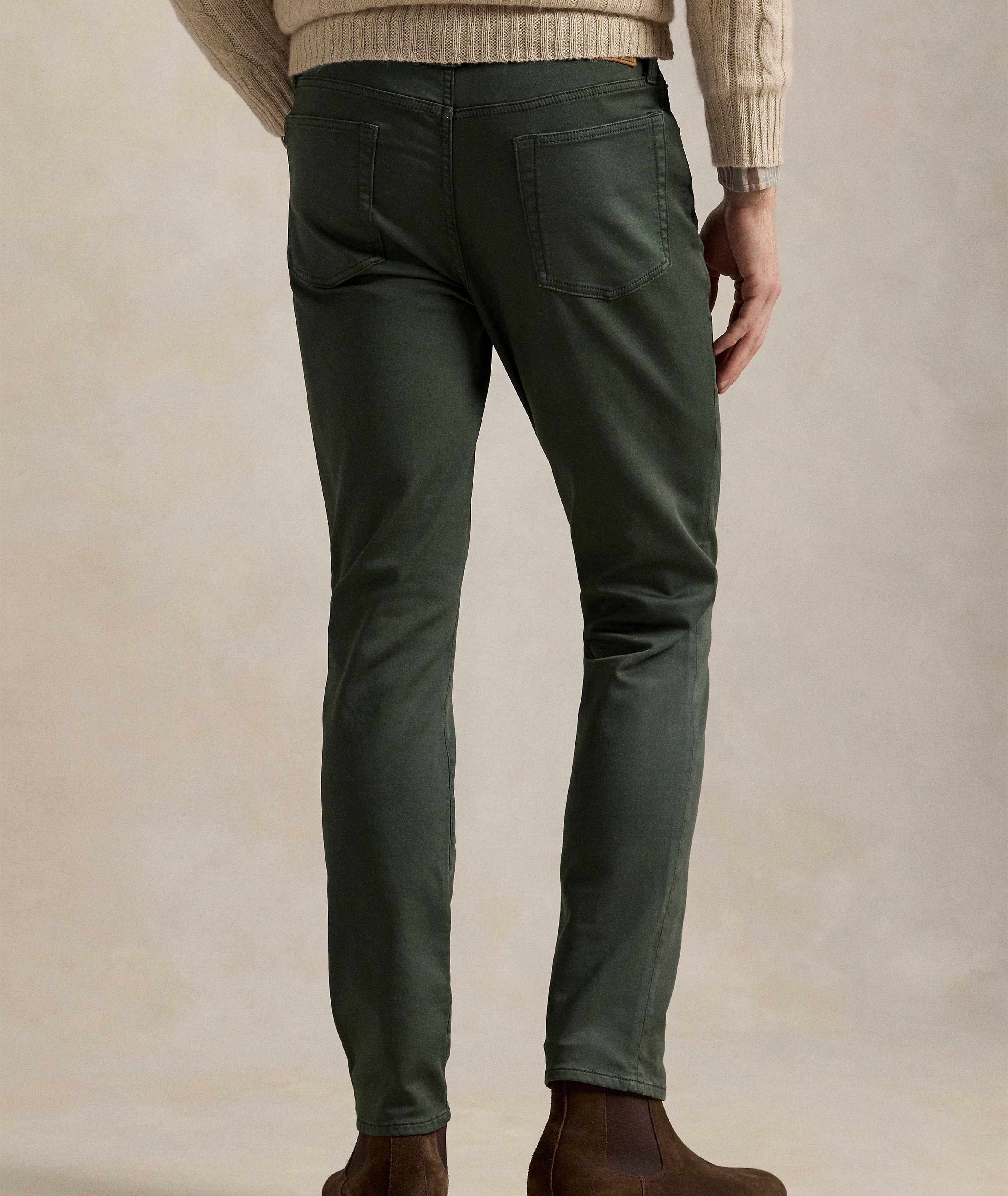 Stretch-Cotton Twill Five-Pocket Pants image 2