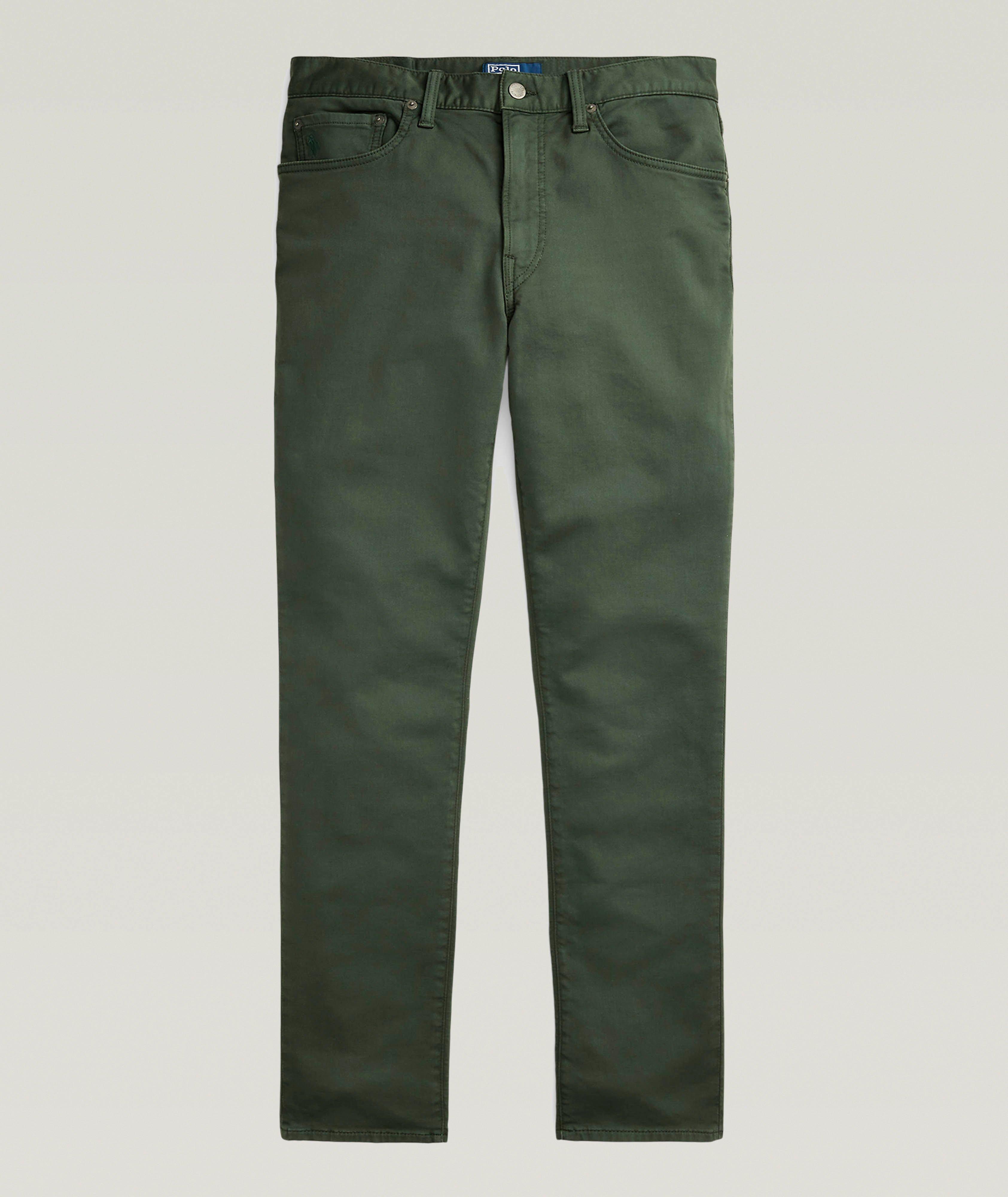 Stretch-Cotton Twill Five-Pocket Pants image 0