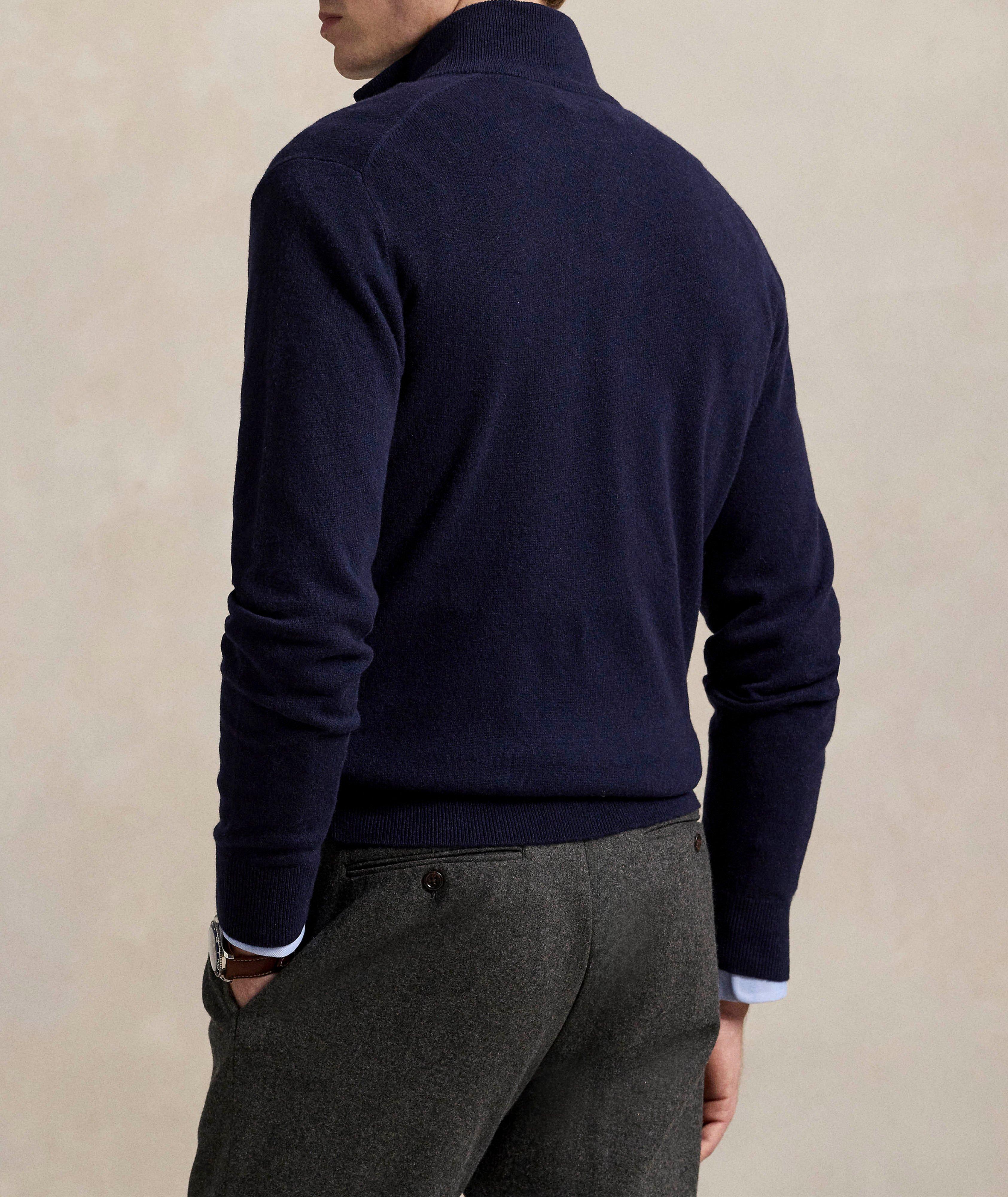 Wool Quarter-Zip Sweater image 2