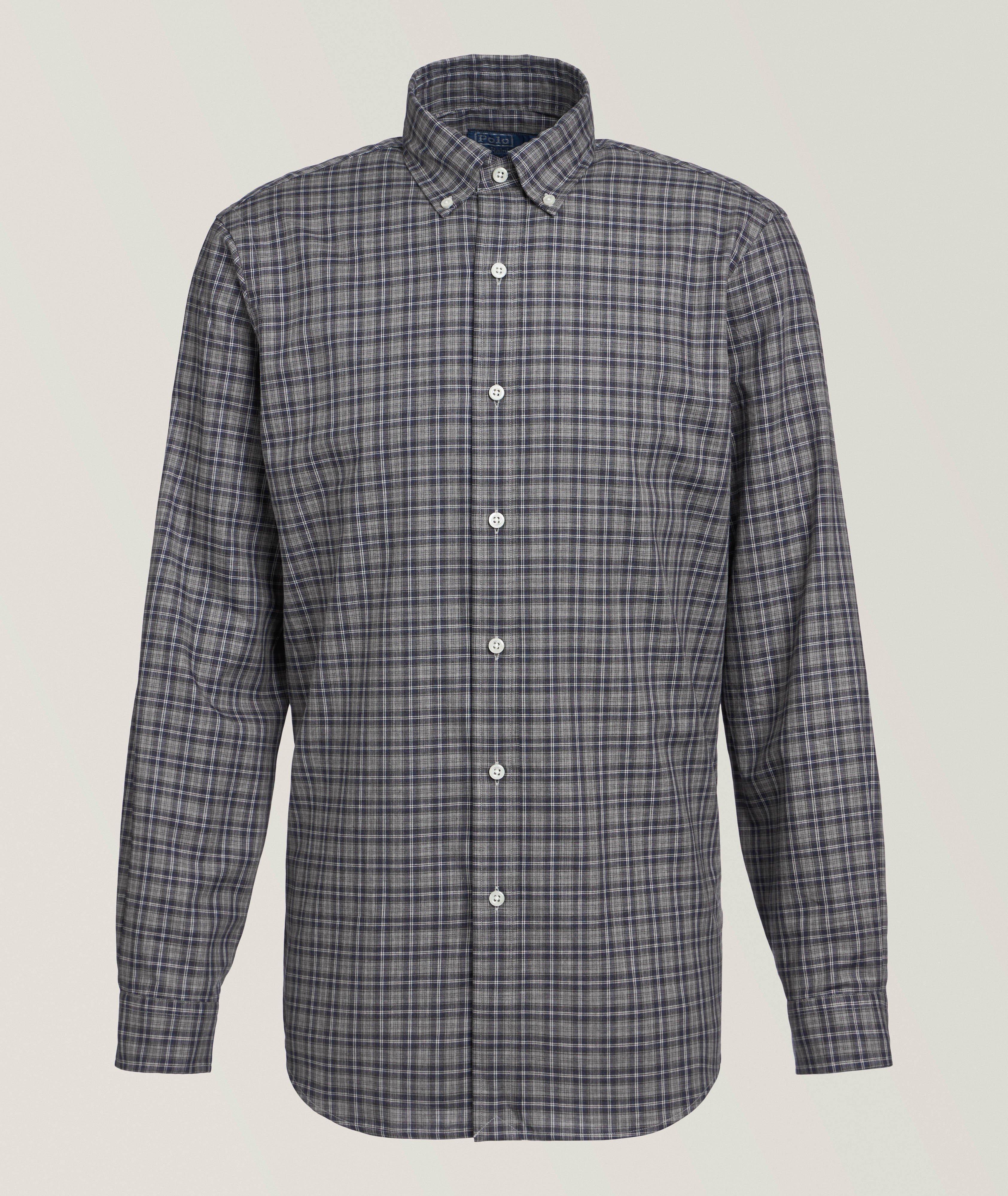 Chemise en coton à carreaux image 0