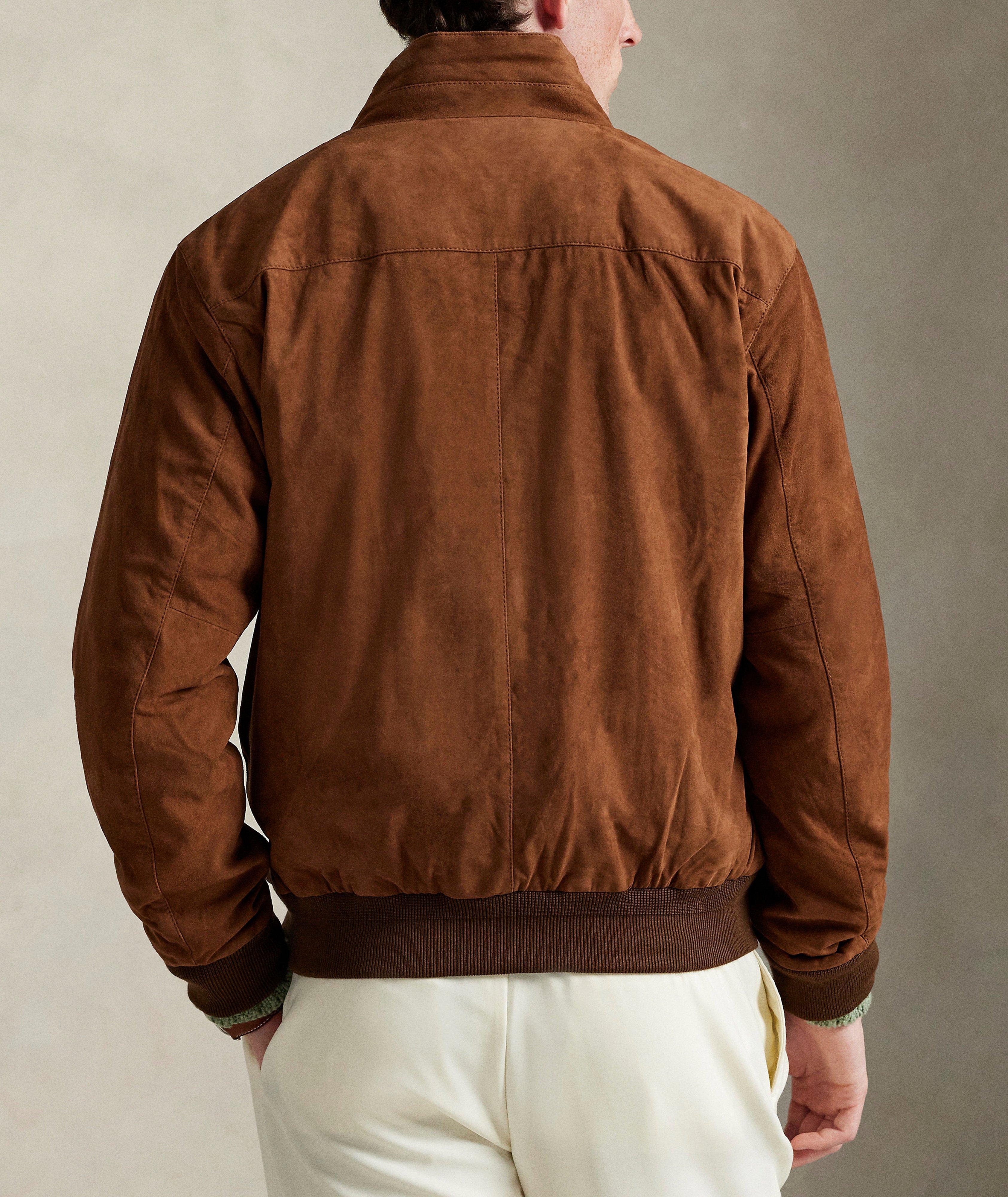 Suede Bomber Jacket image 2