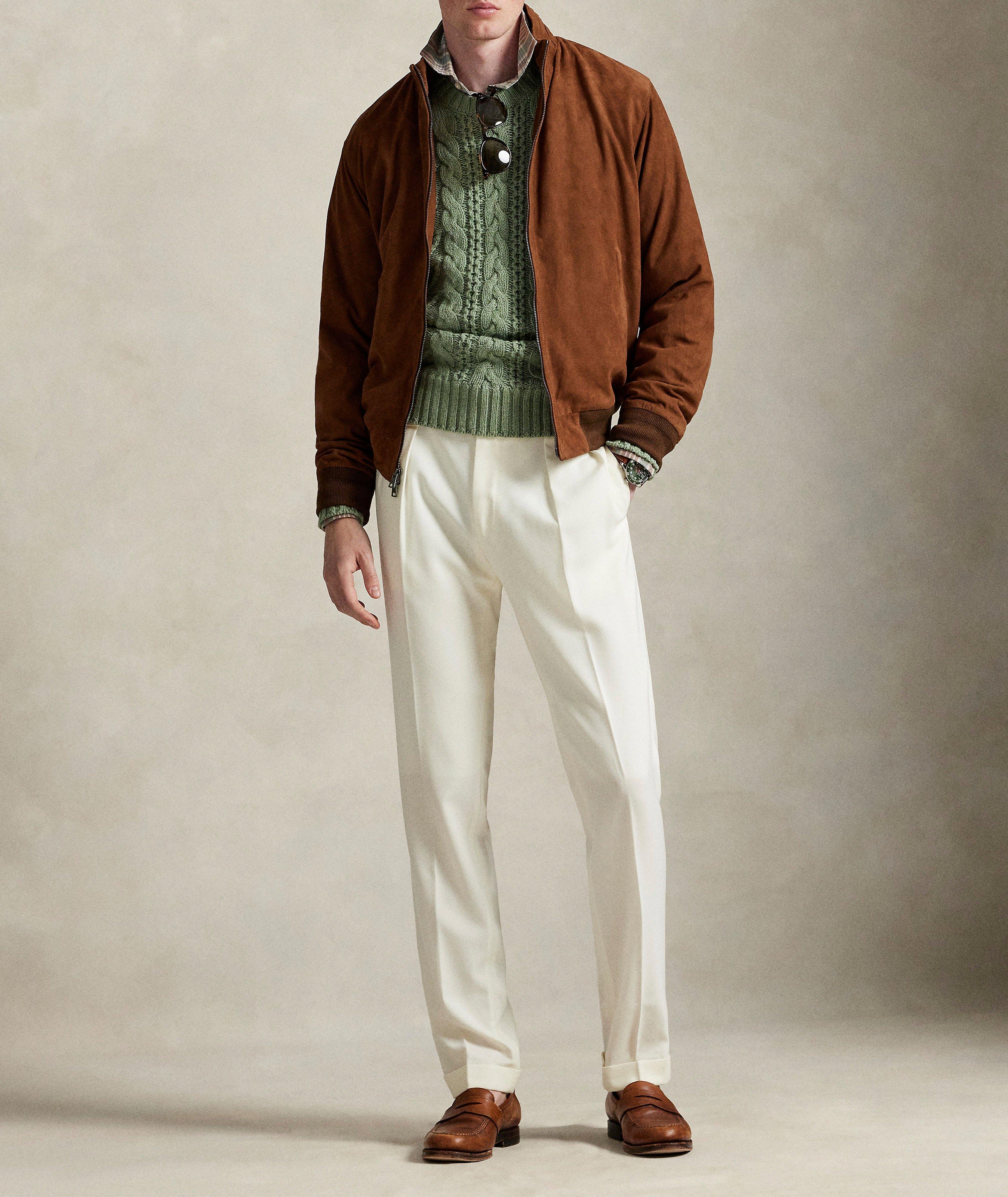 Suede Bomber Jacket image 4