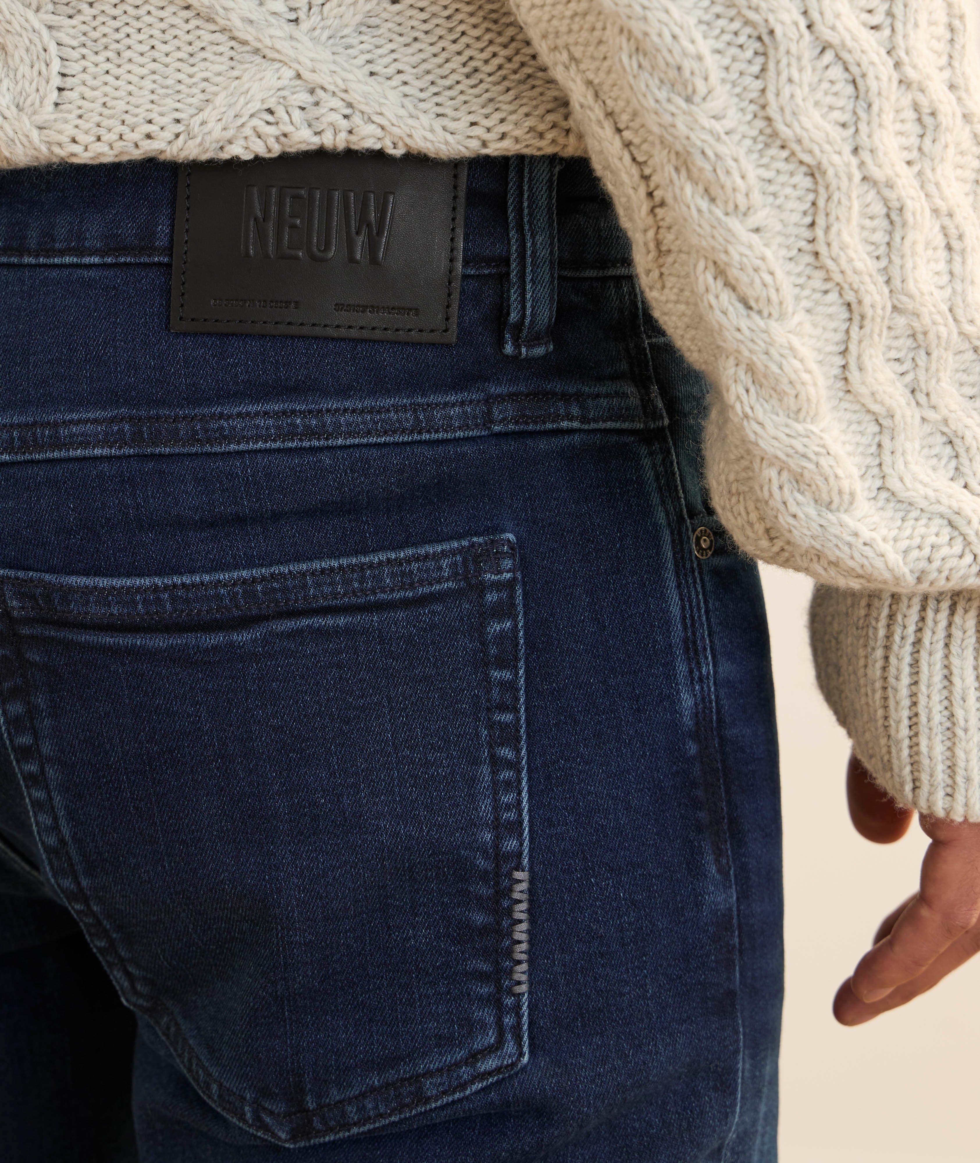 Lou Straight-Fit Stretch-Cotton Jeans  image 3