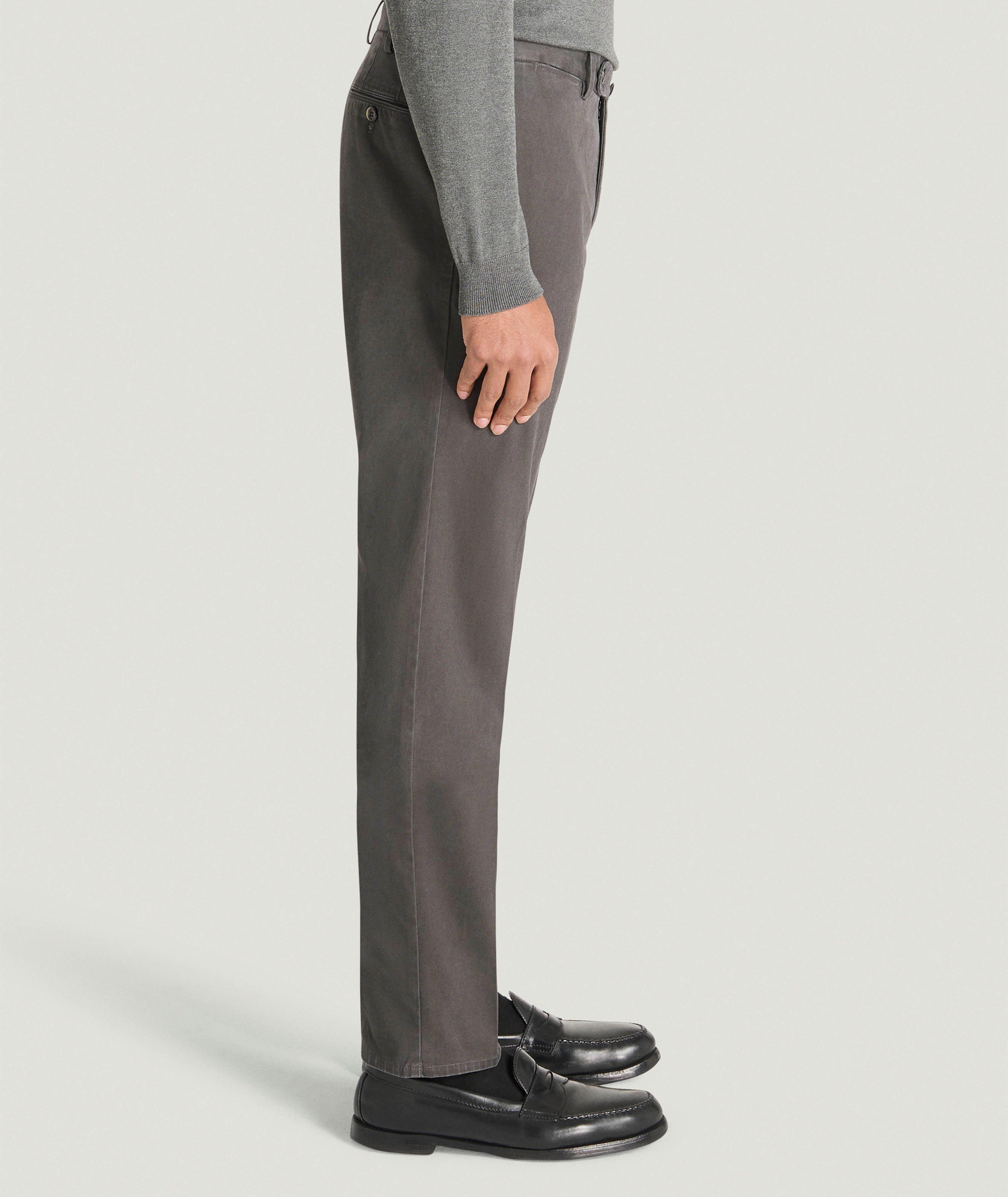 Pantalon slim en gabardine de coton extensible image 4