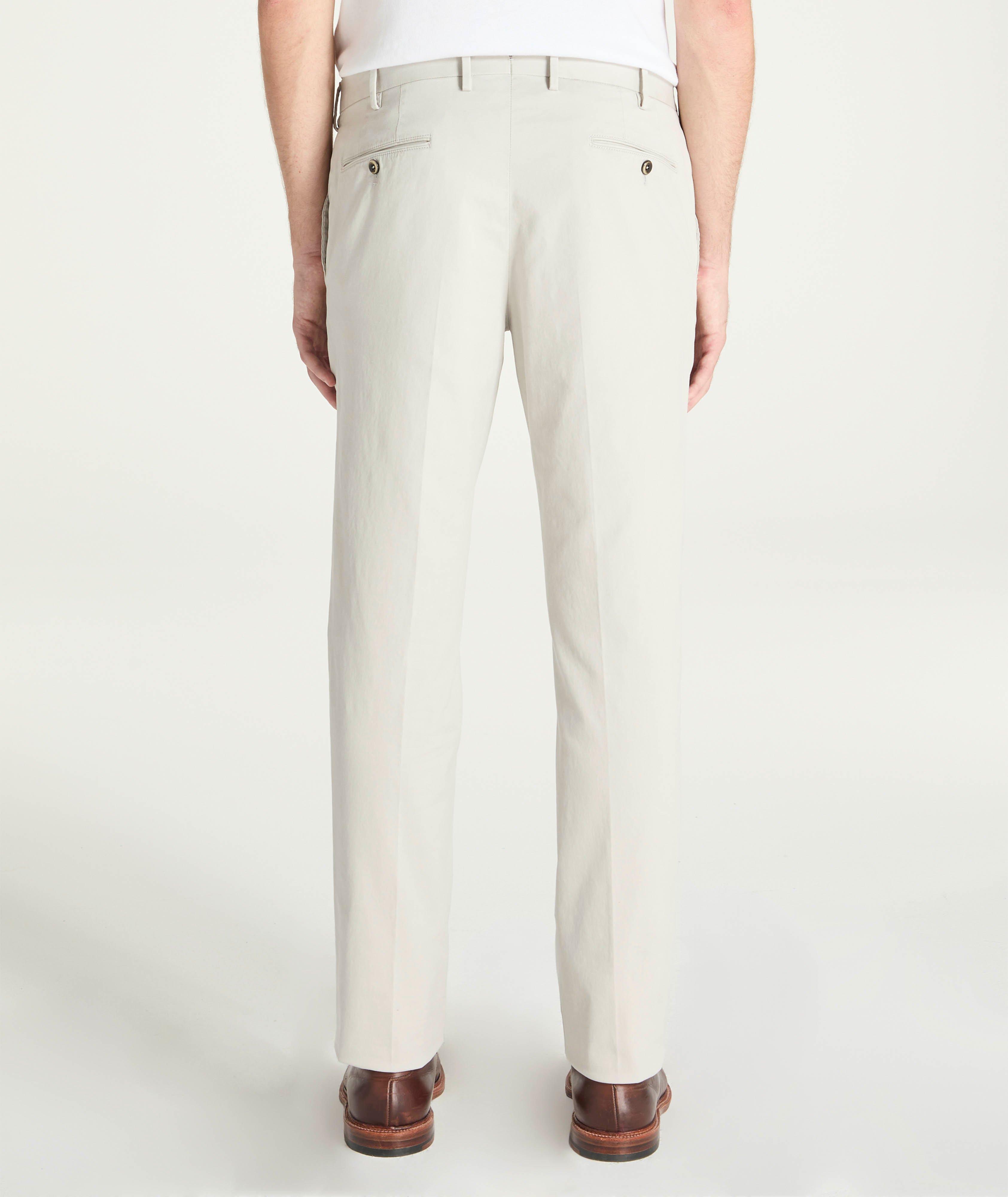 Pantalon slim en gabardine de coton extensible image 2