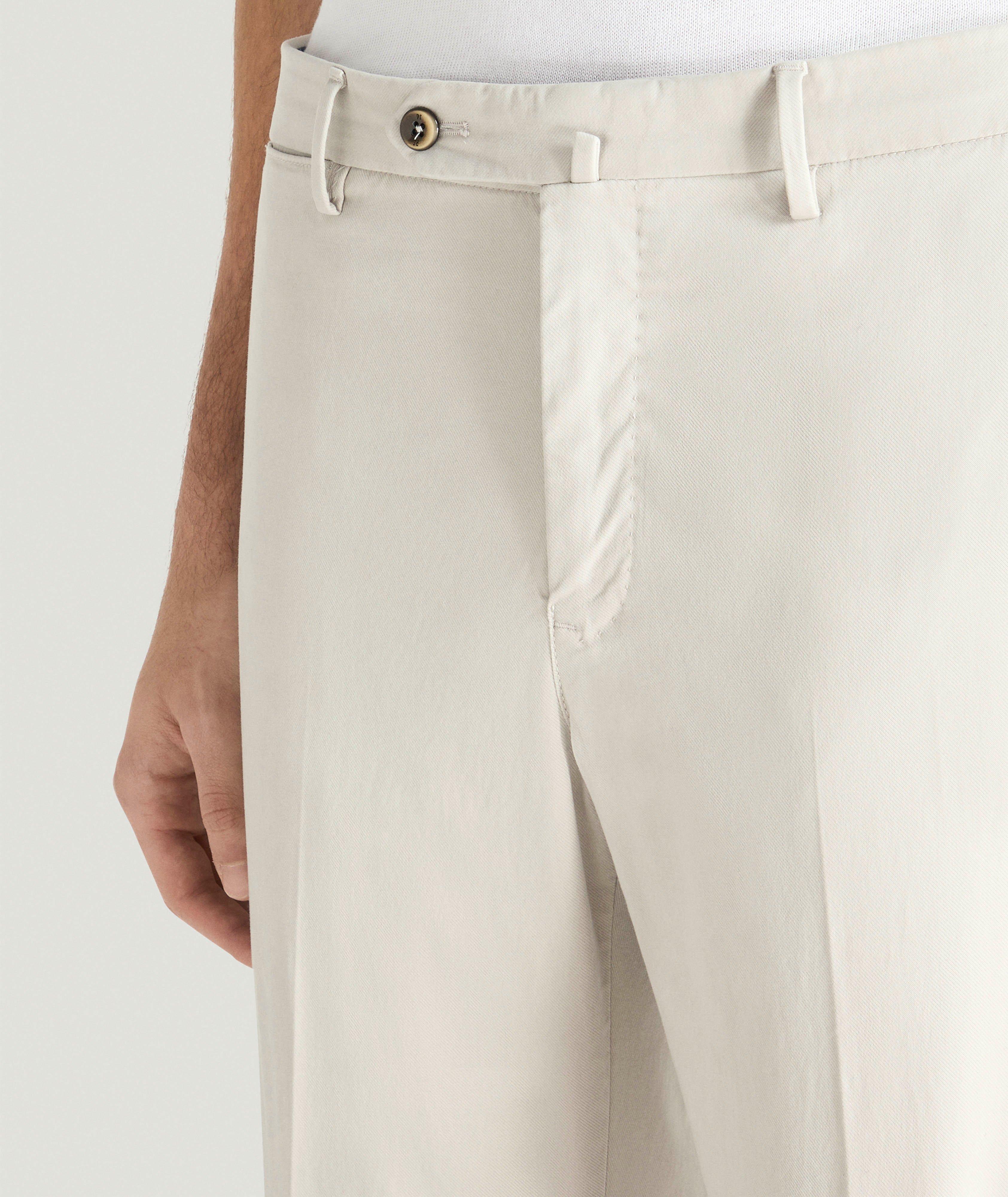 Pantalon slim en gabardine de coton extensible image 3