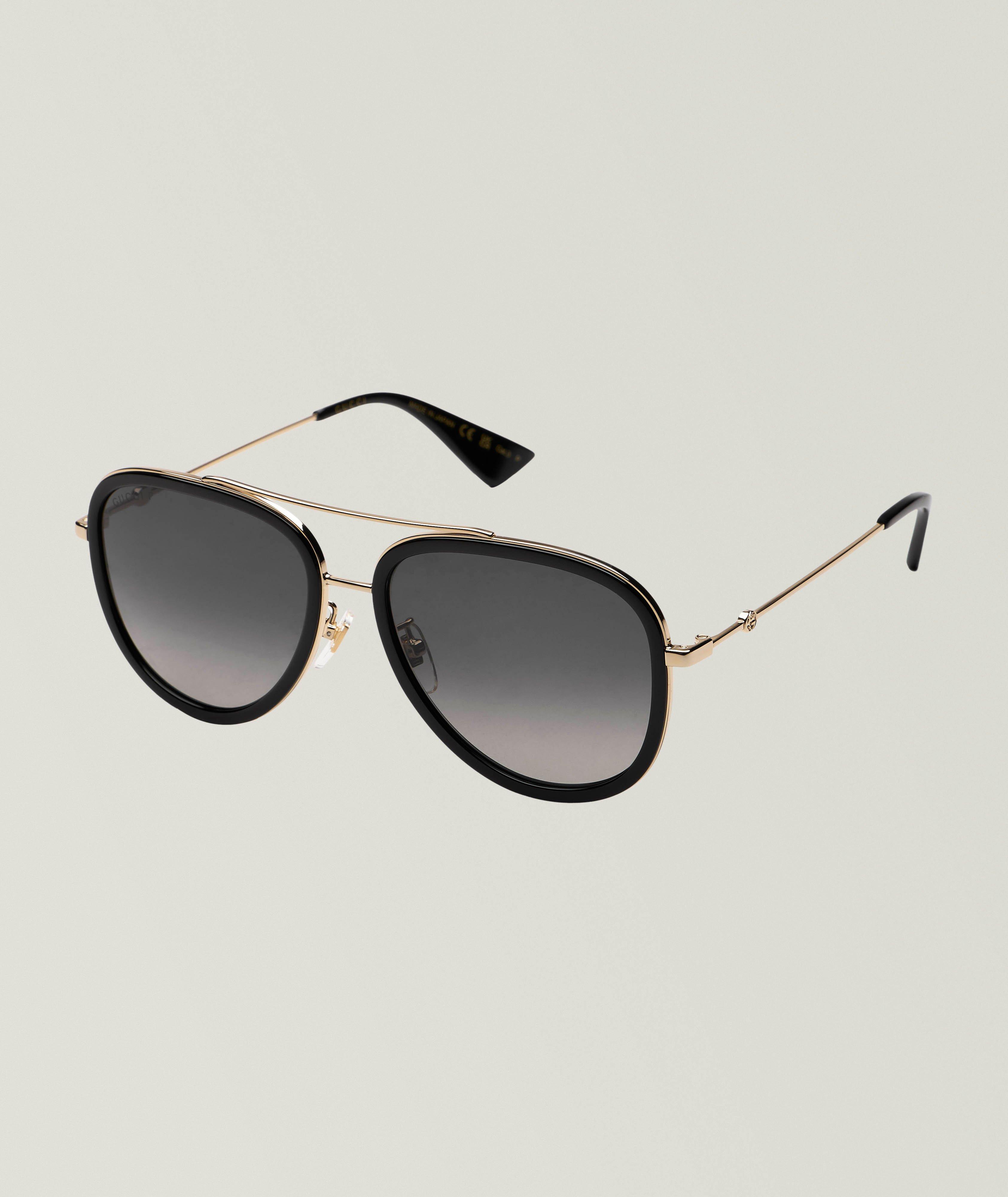 Metal Polarized Aviator Sunglasses image 0