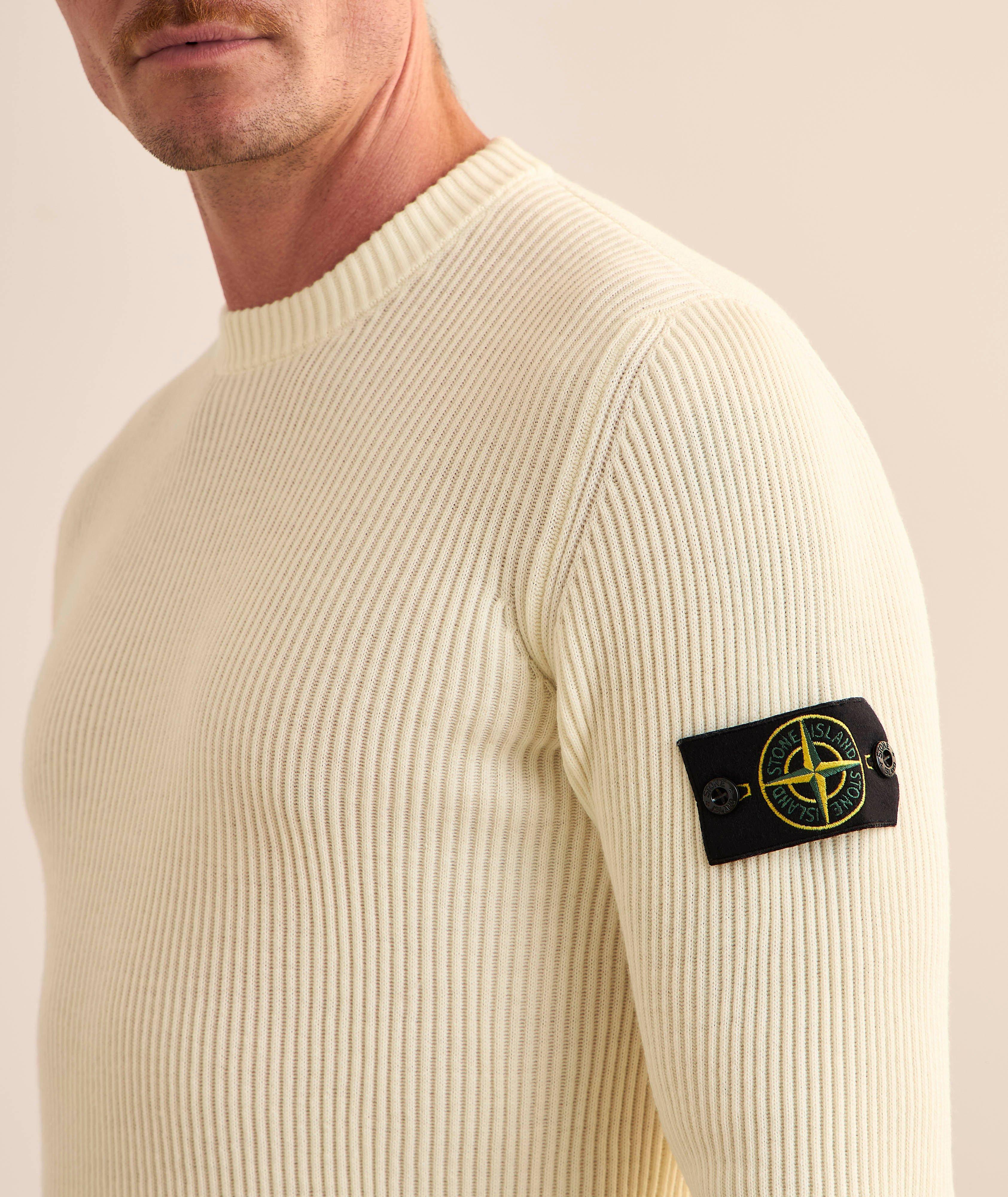 Pull en tricot côtelé de laine image 3