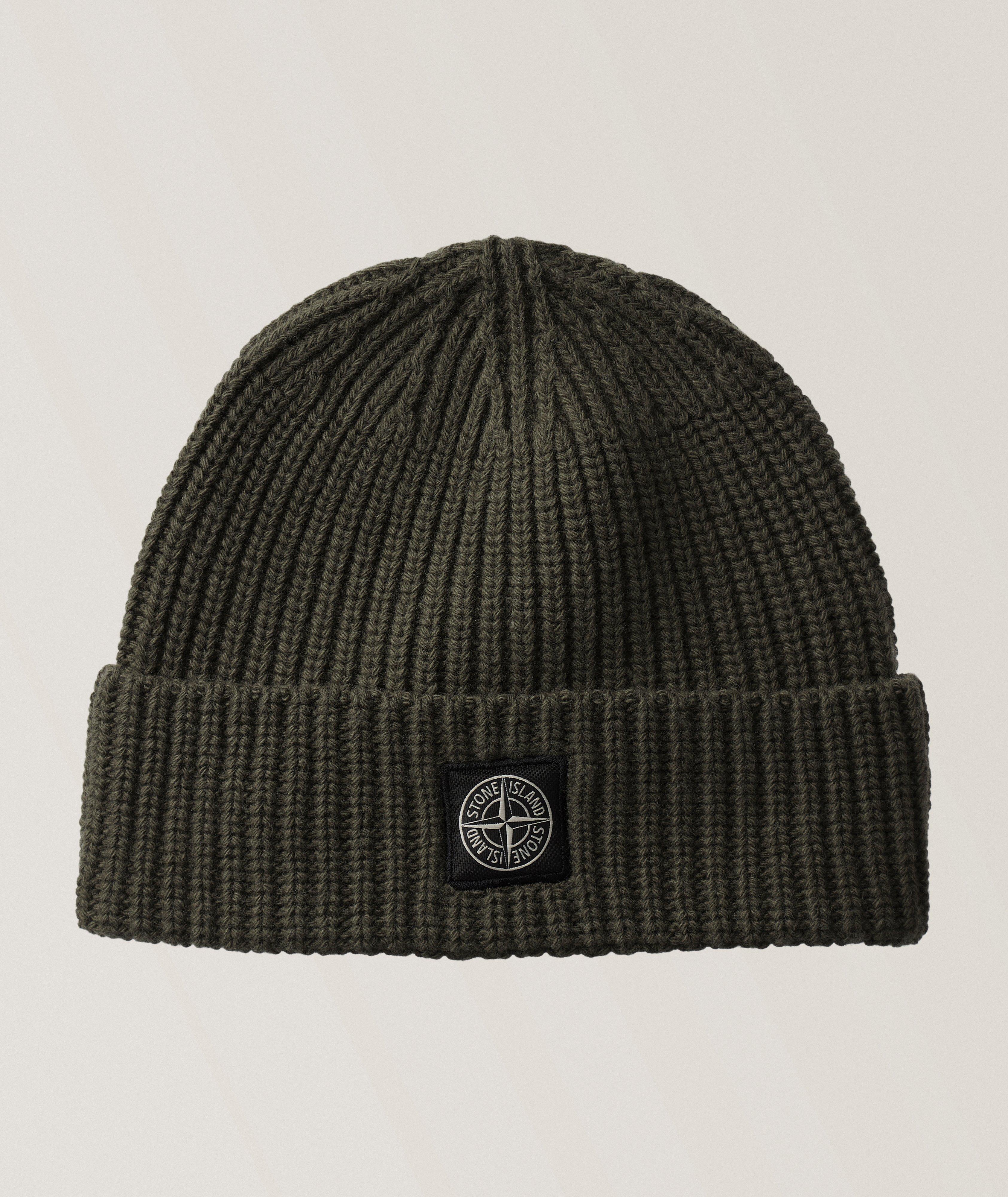 Rib-Knit Wool Beanie image 0