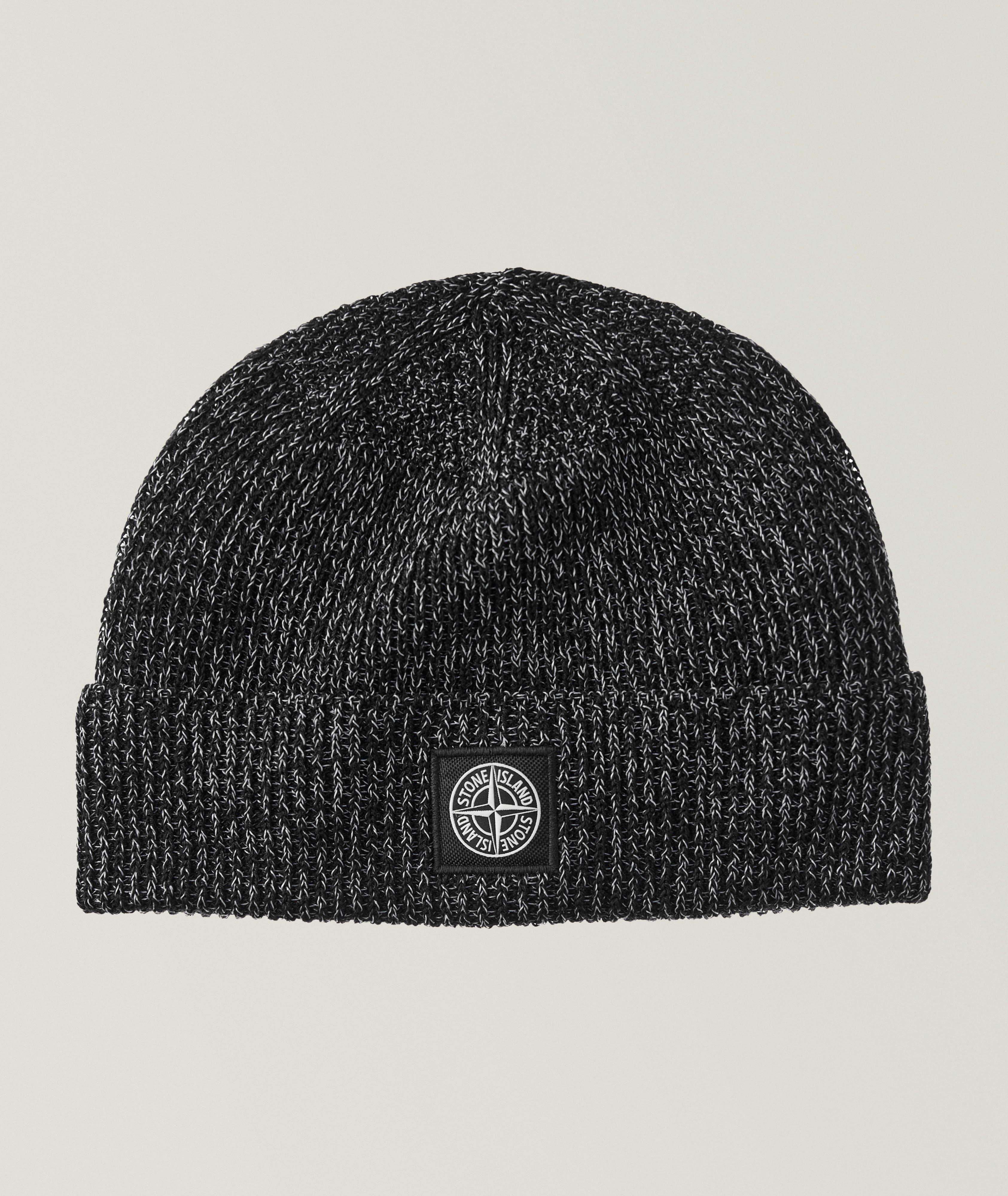 Reflective Wool-Linen Knit Beanie  image 0