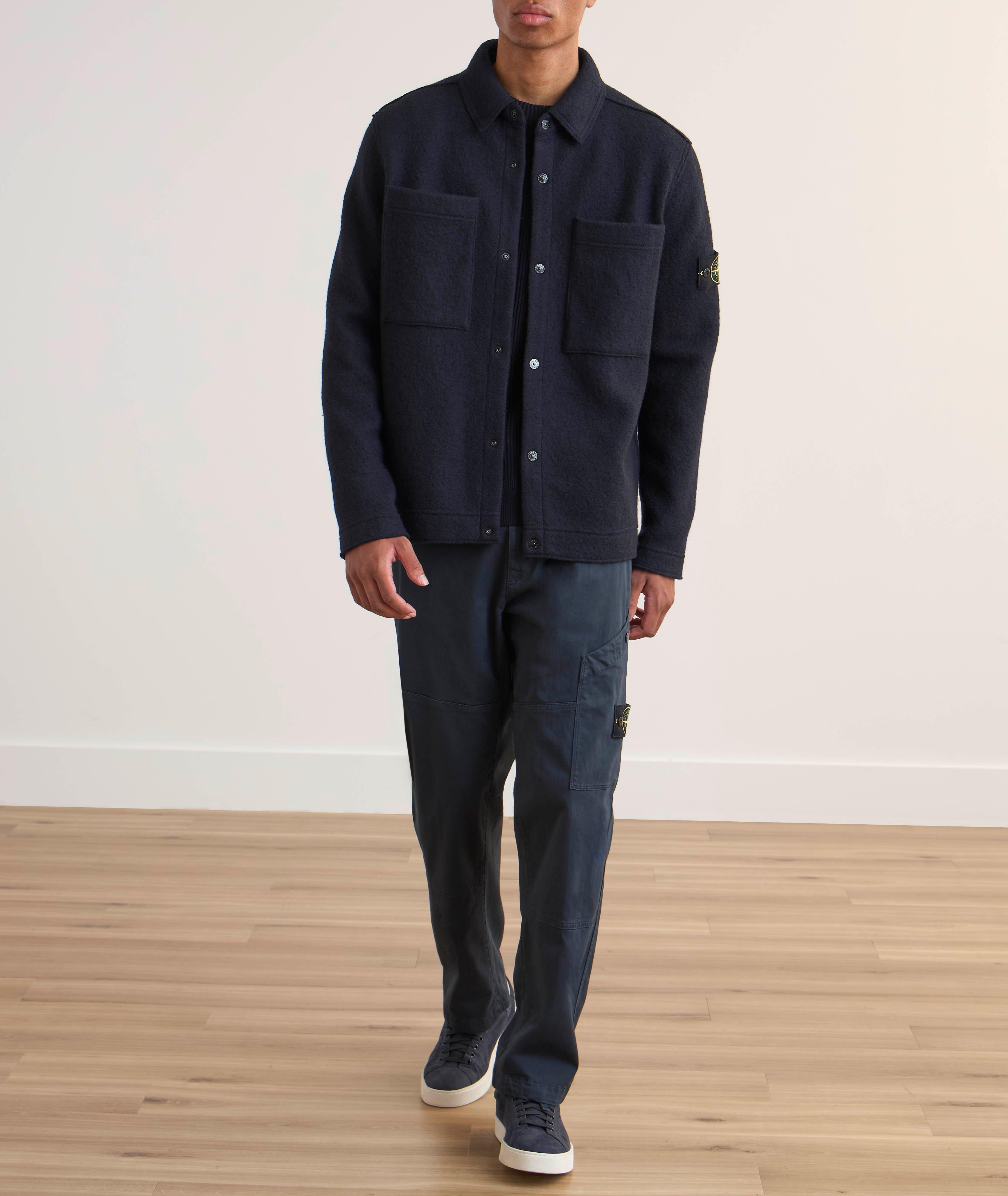 Pantalon cargo en coton extensible image 5