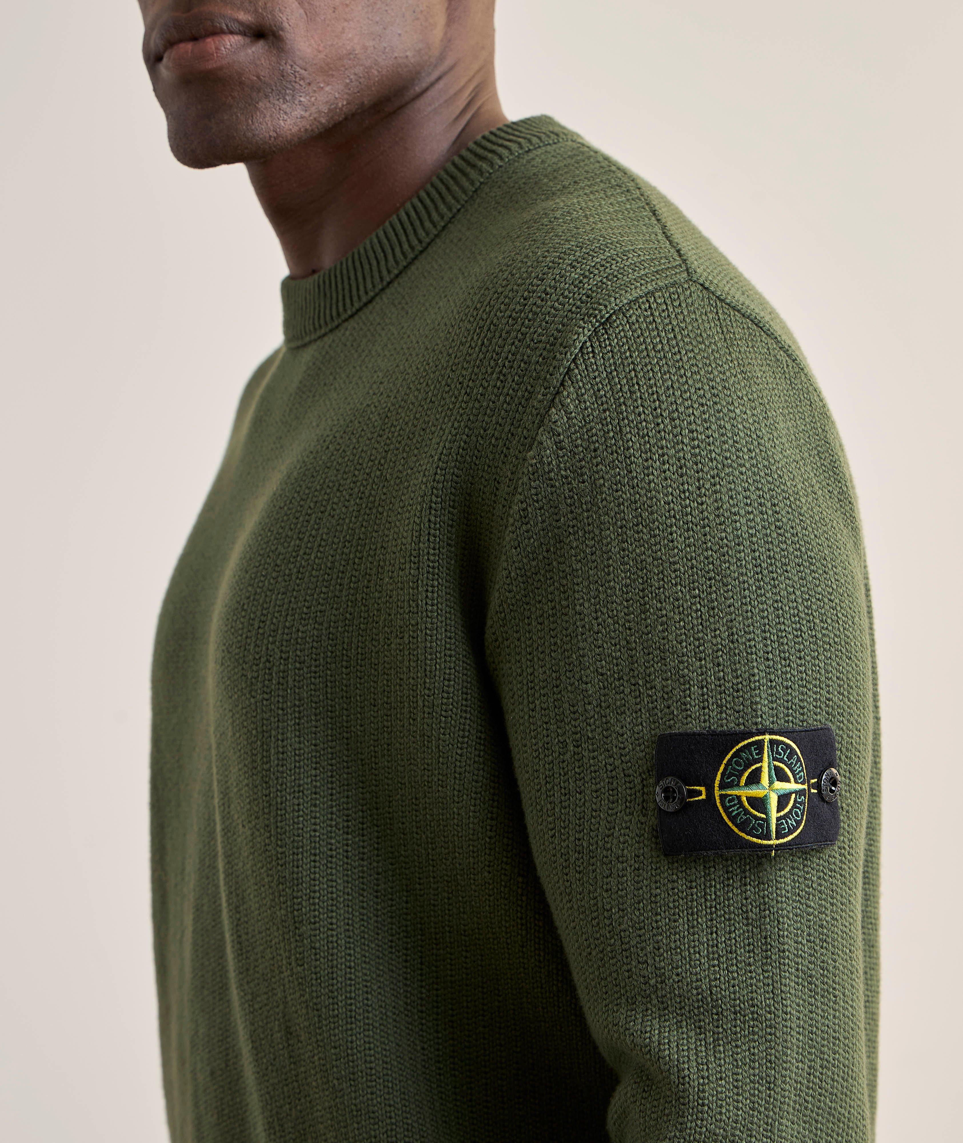 Cotton-Blend Crewneck Sweater image 3