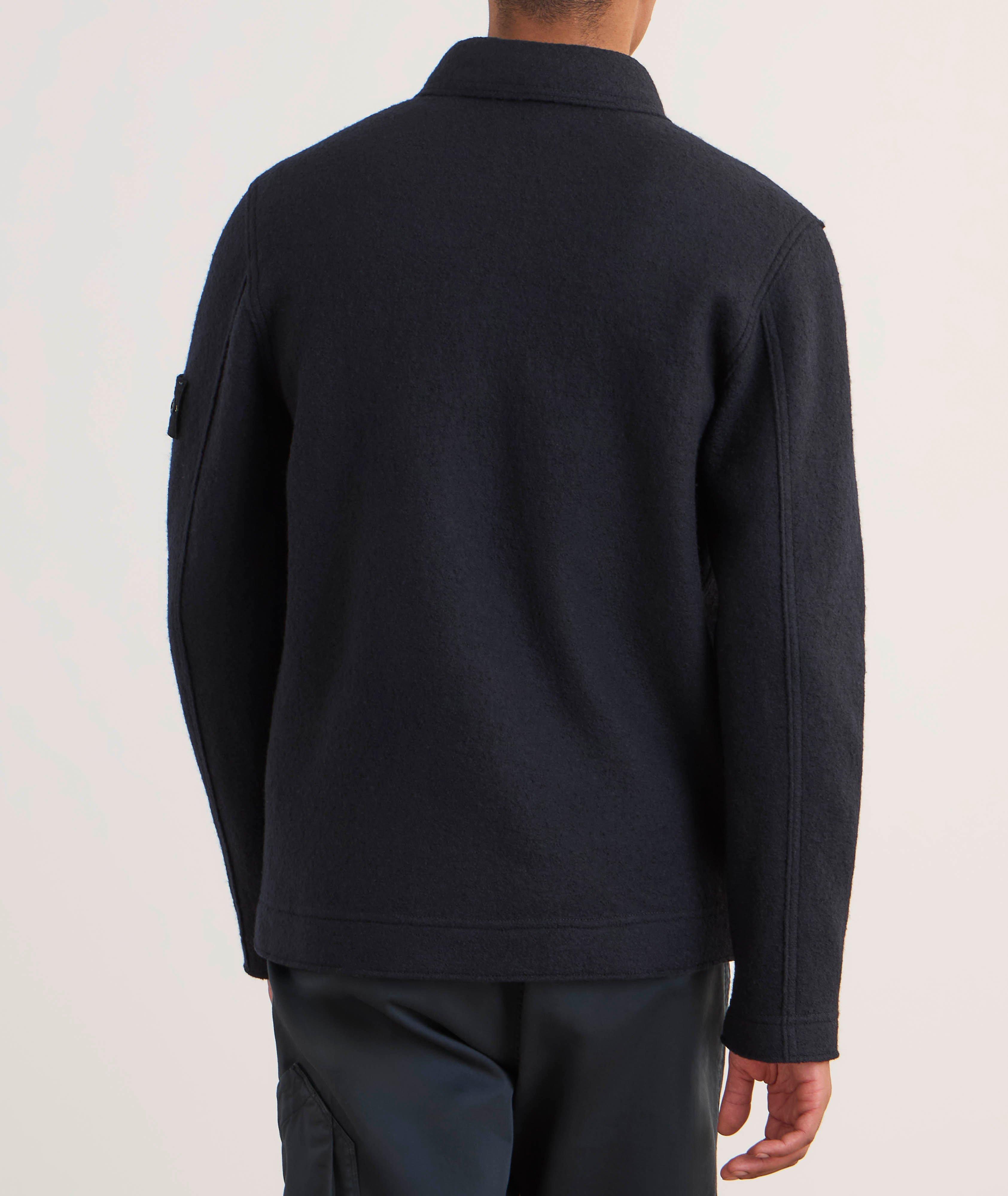 Veste chemise en feutre de laine image 2