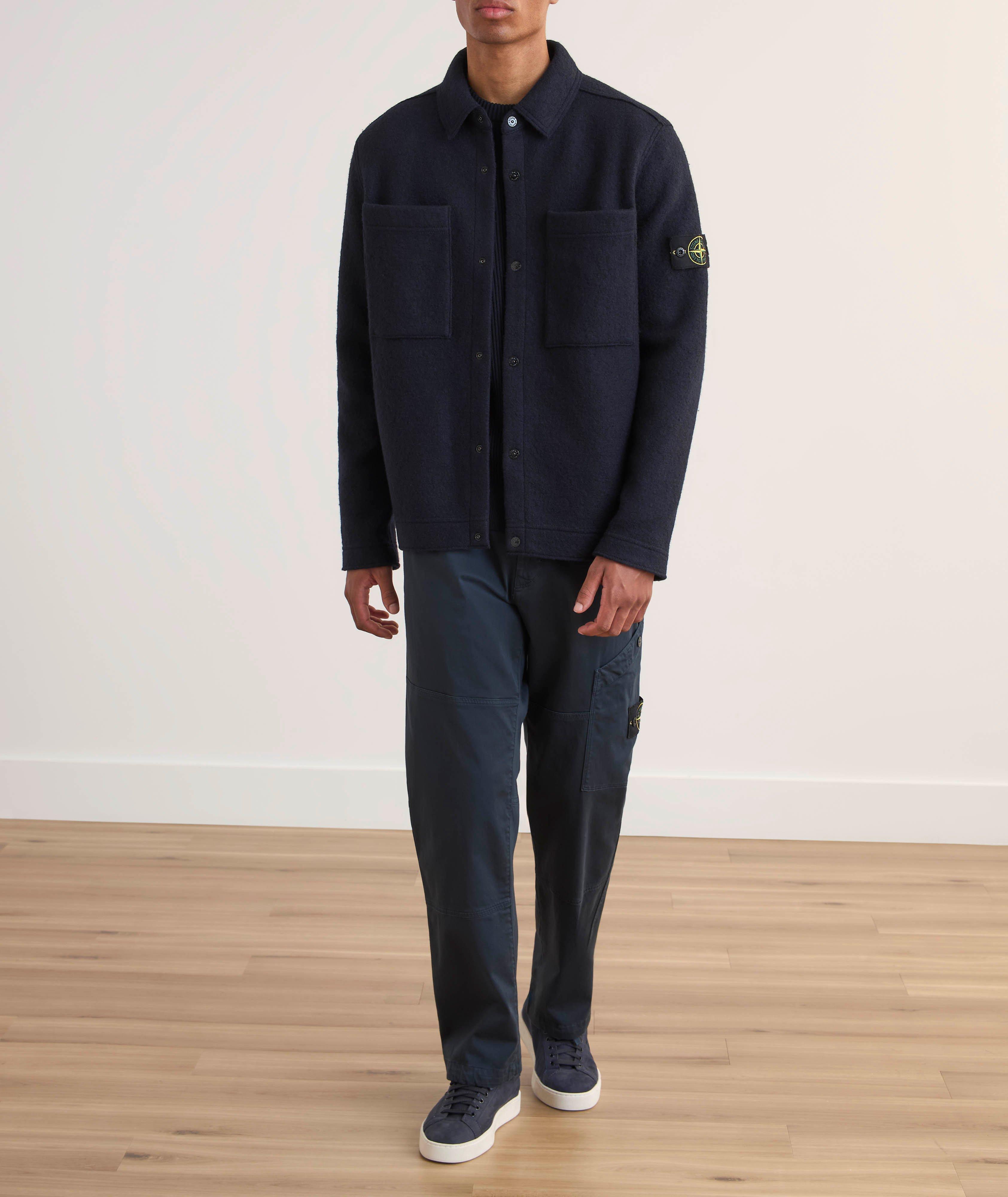 Veste chemise en feutre de laine image 5