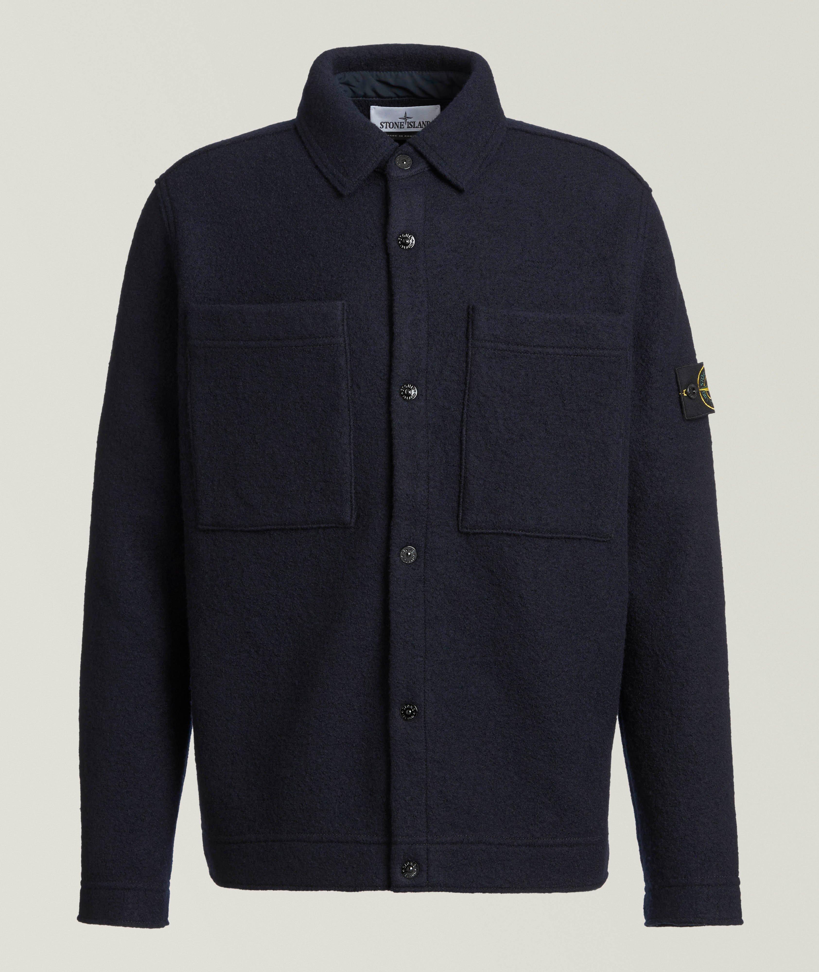 Veste chemise en feutre de laine image 0