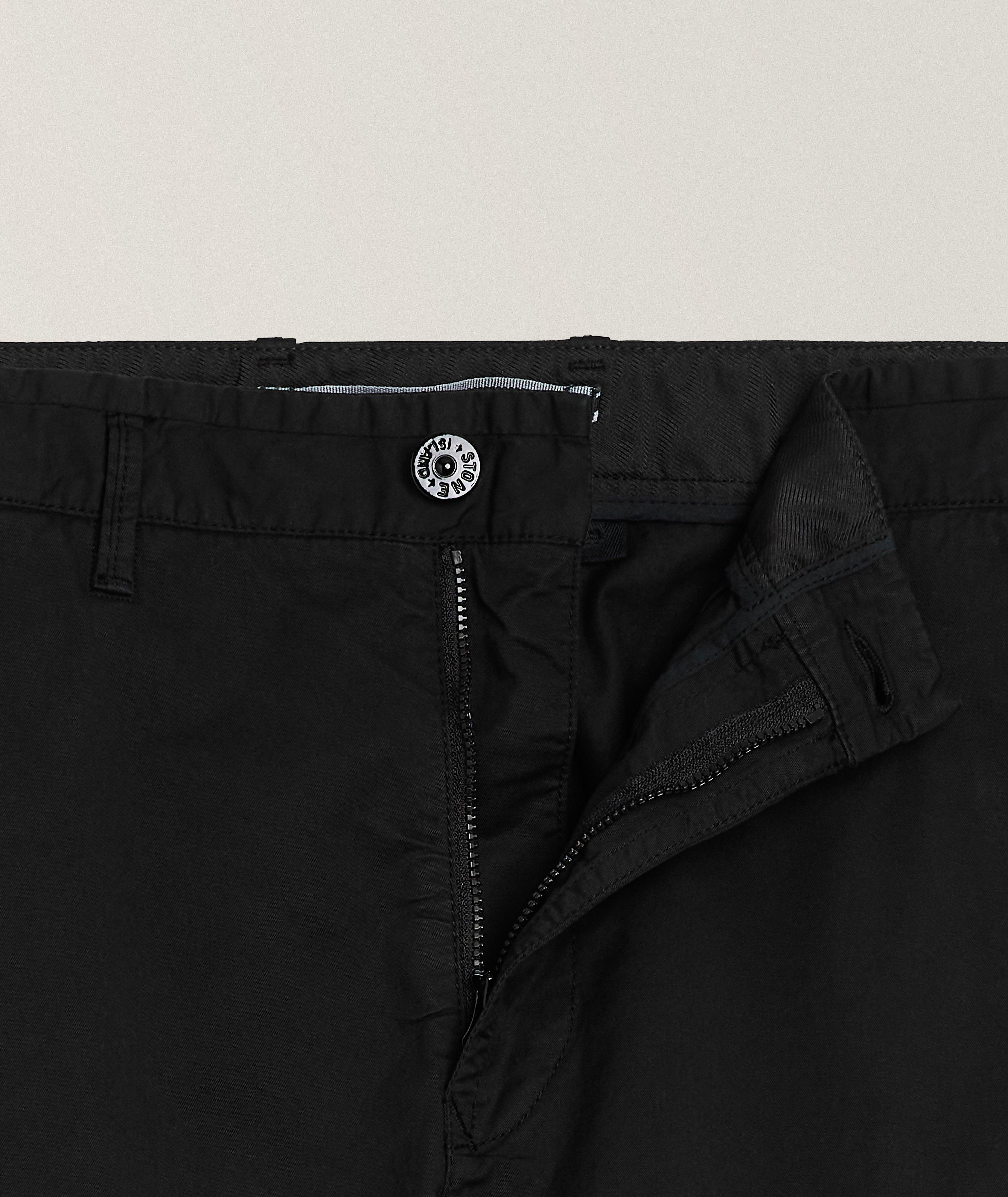 Tapered Stretch-Cotton Cargo Pants image 1