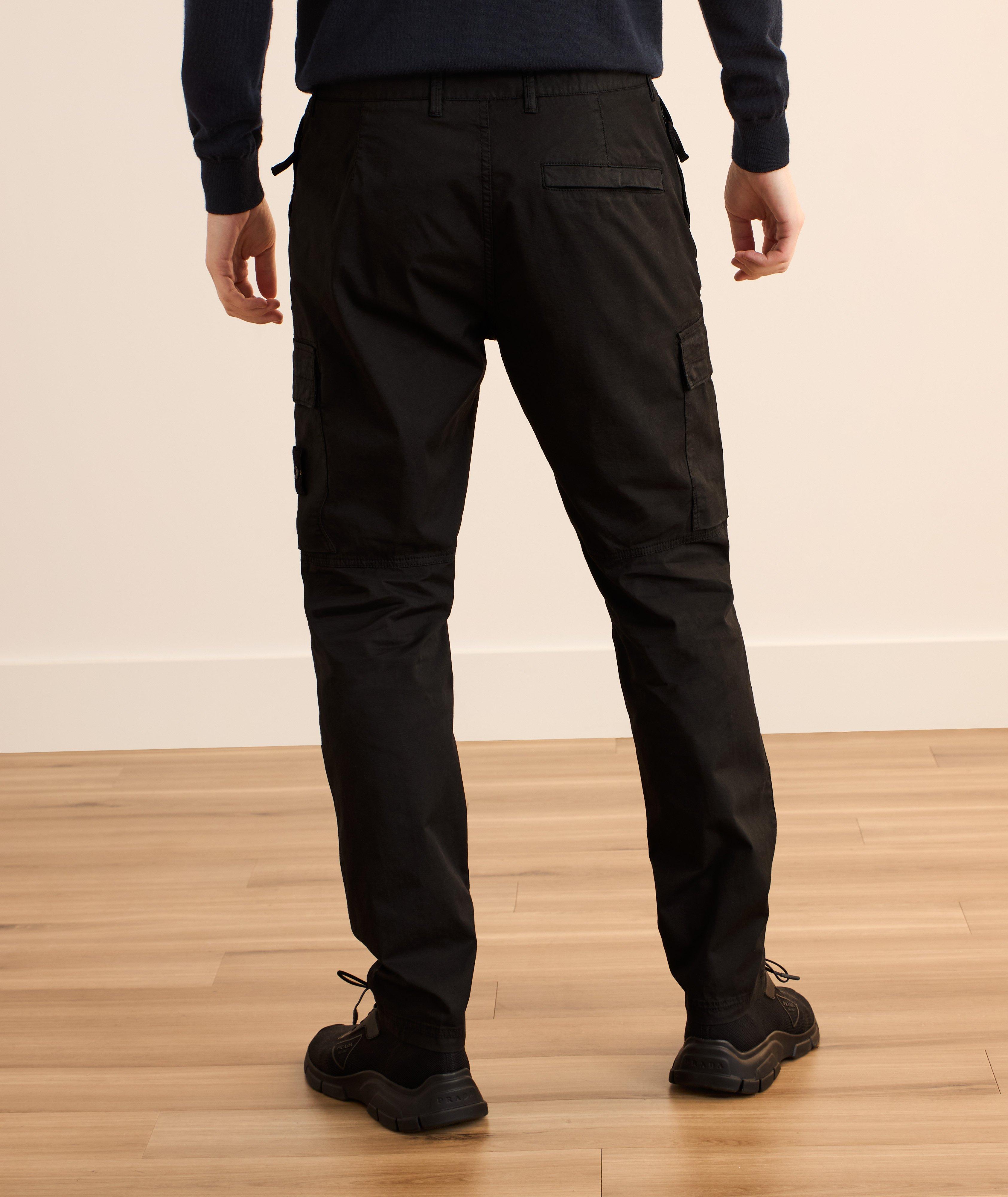 Tapered Stretch-Cotton Cargo Pants image 2