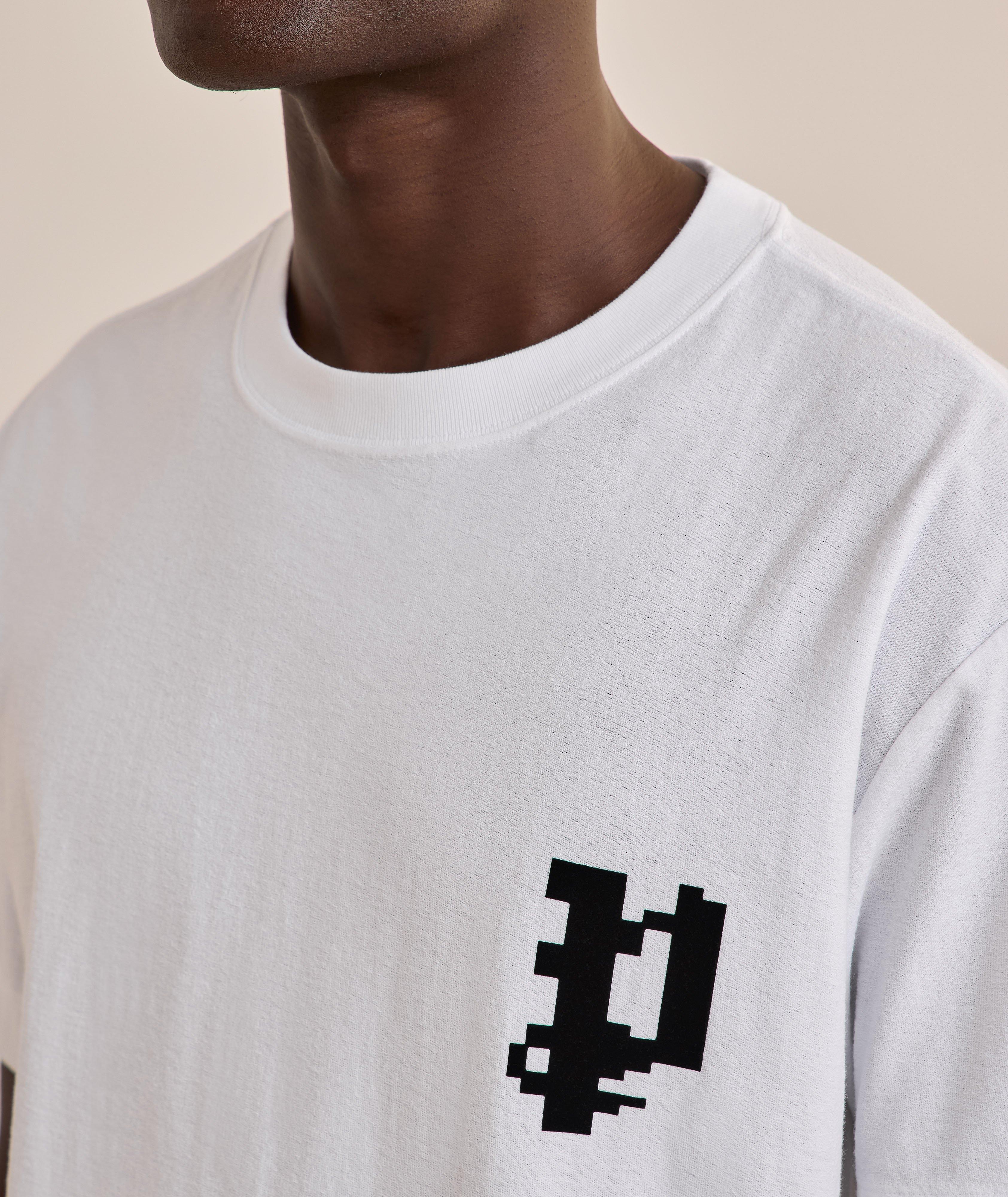 Pixelated Gothic Logo T-Shirt image 4