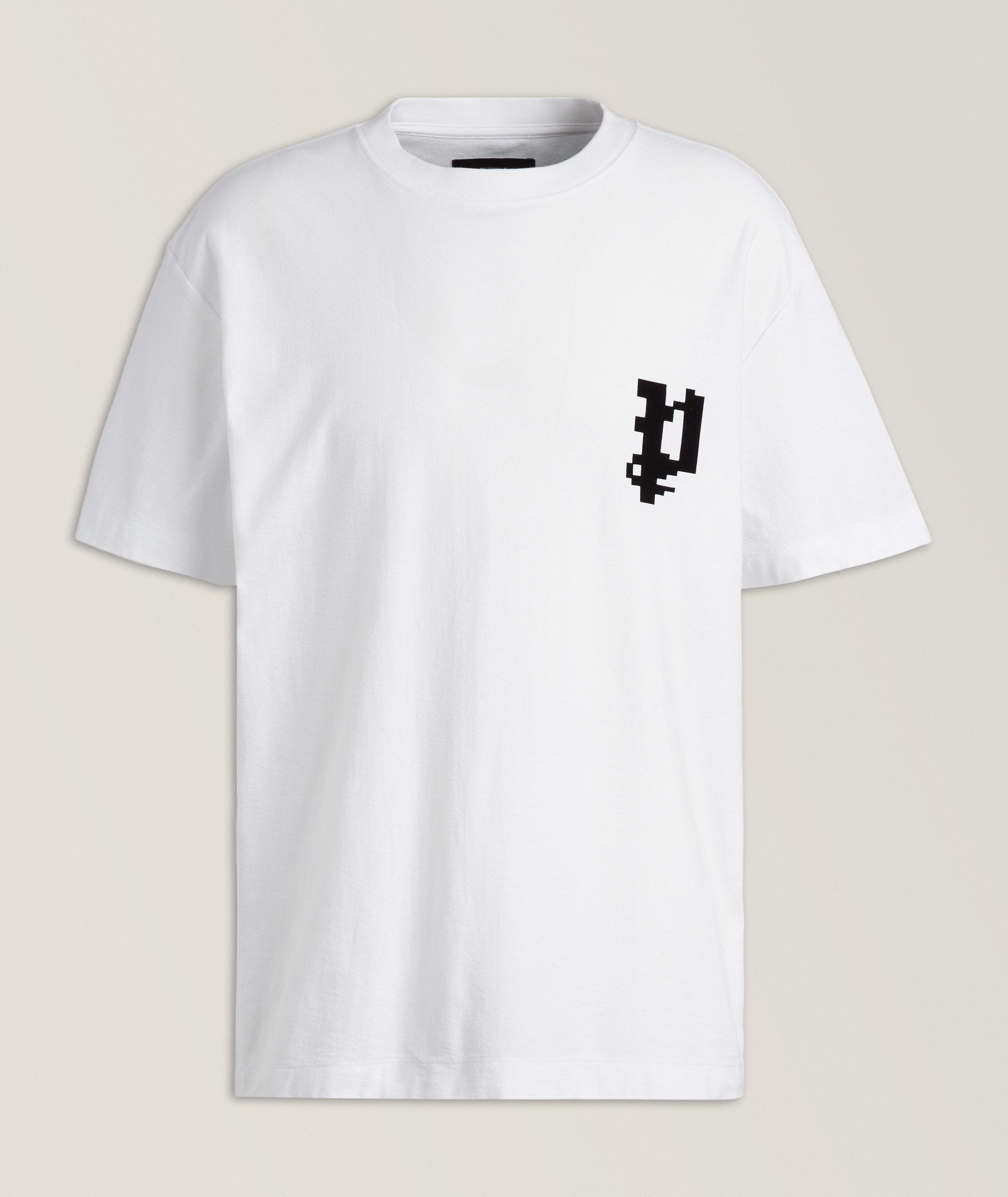 Pixelated Gothic Logo T-Shirt image 0