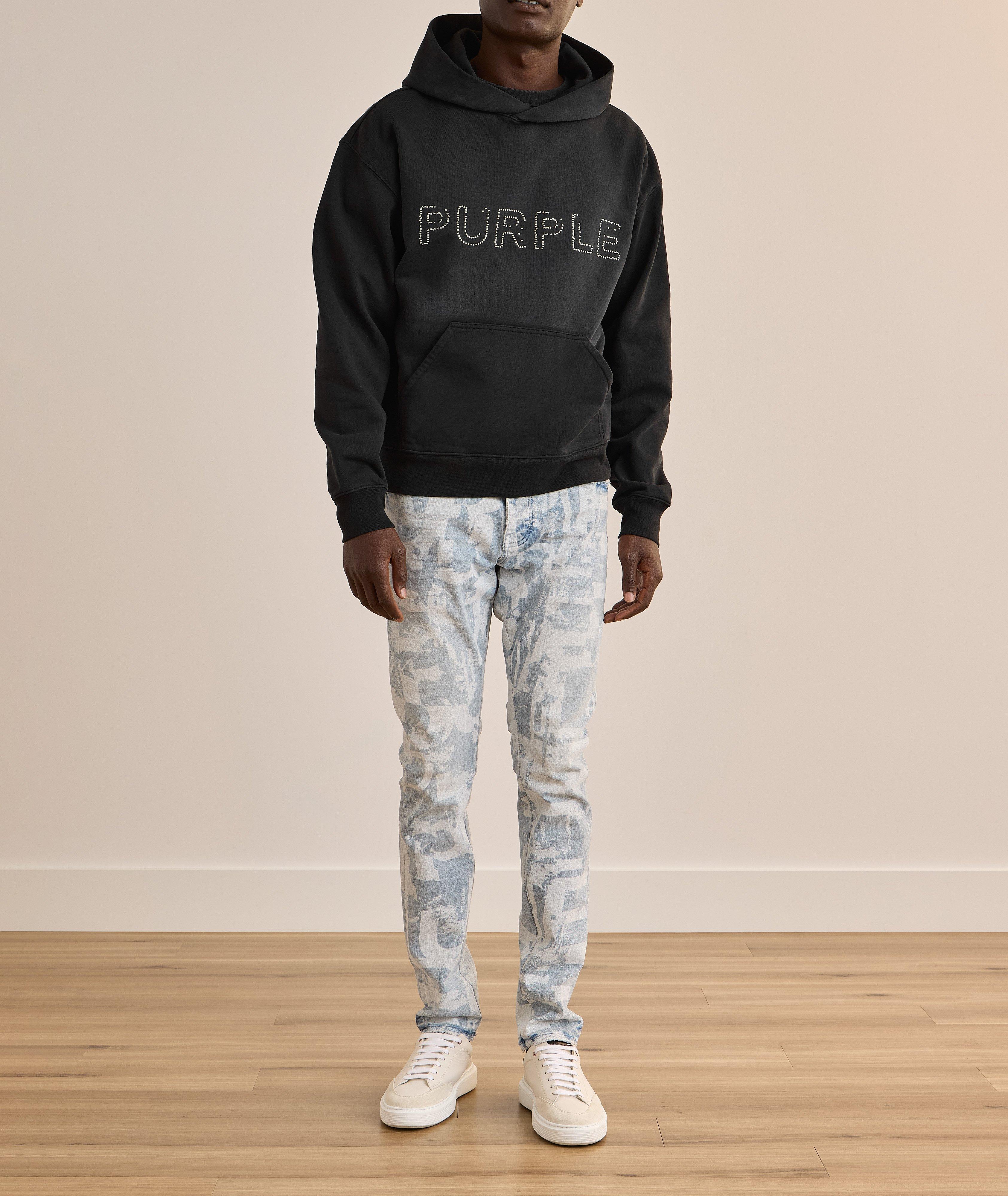 Kangourou en coton avec logo de strass image 4