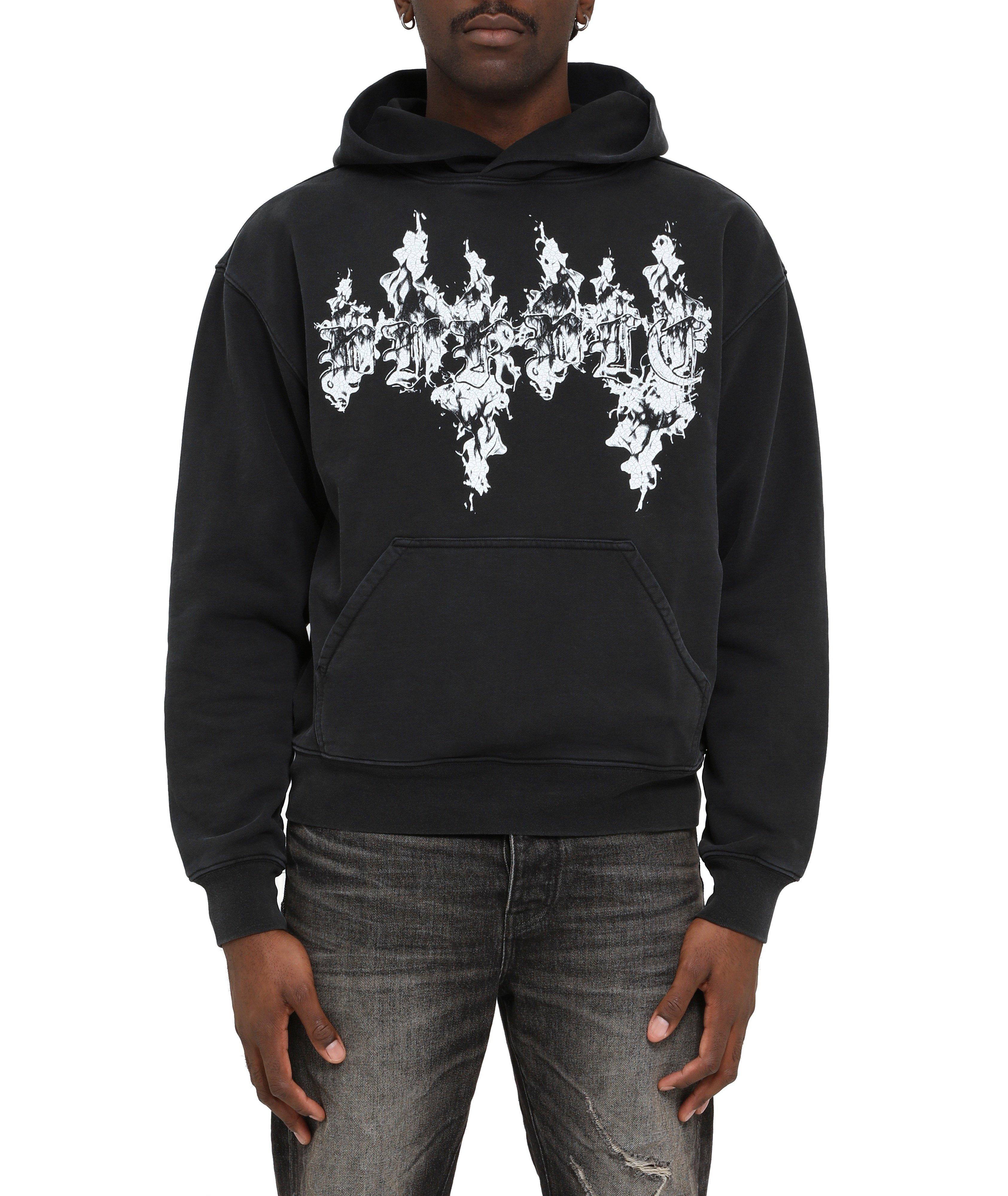 Sweat à capuche Gothic Flames image 1