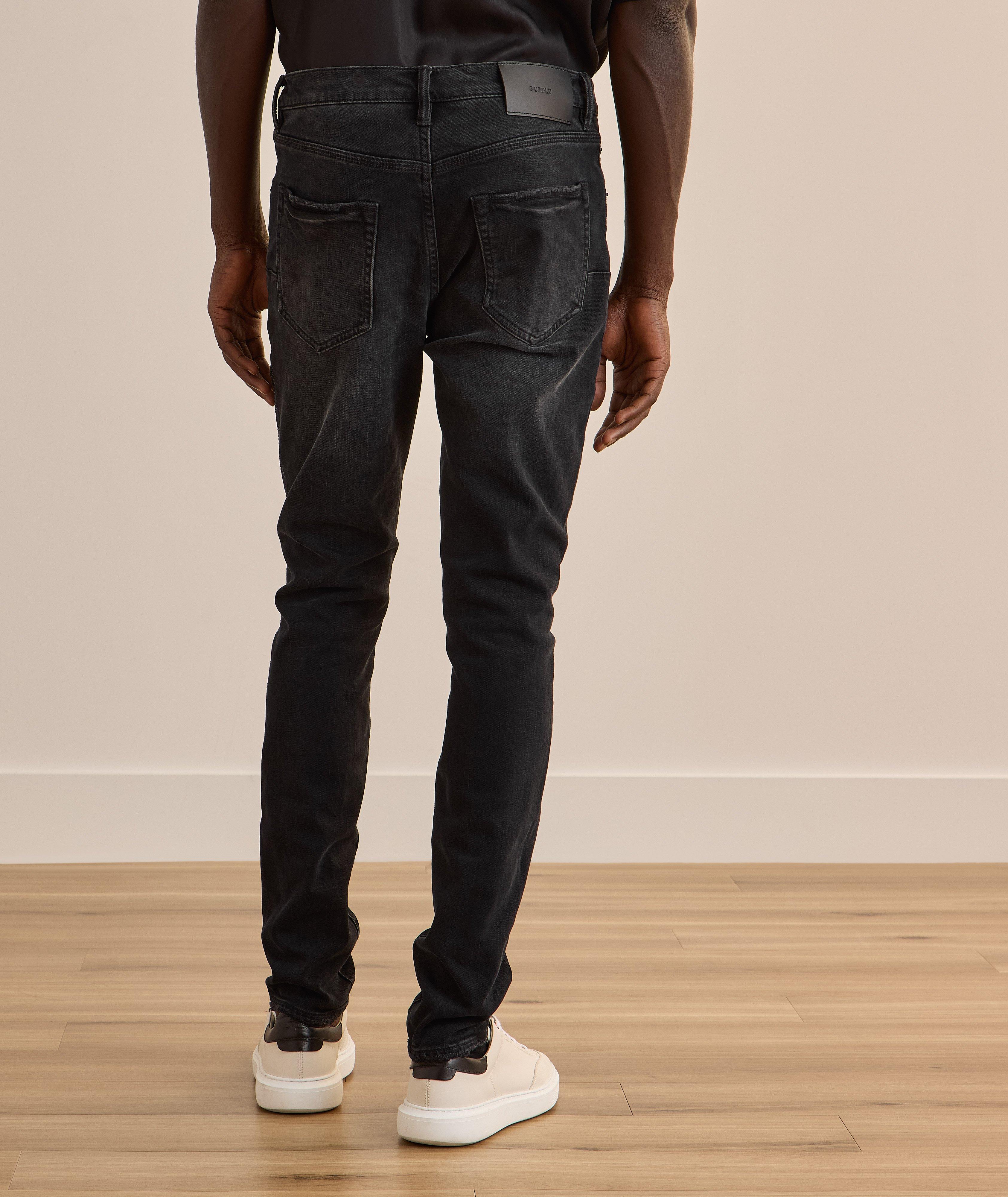 P001 Crystal Wordmark Skinny Jeans image 3