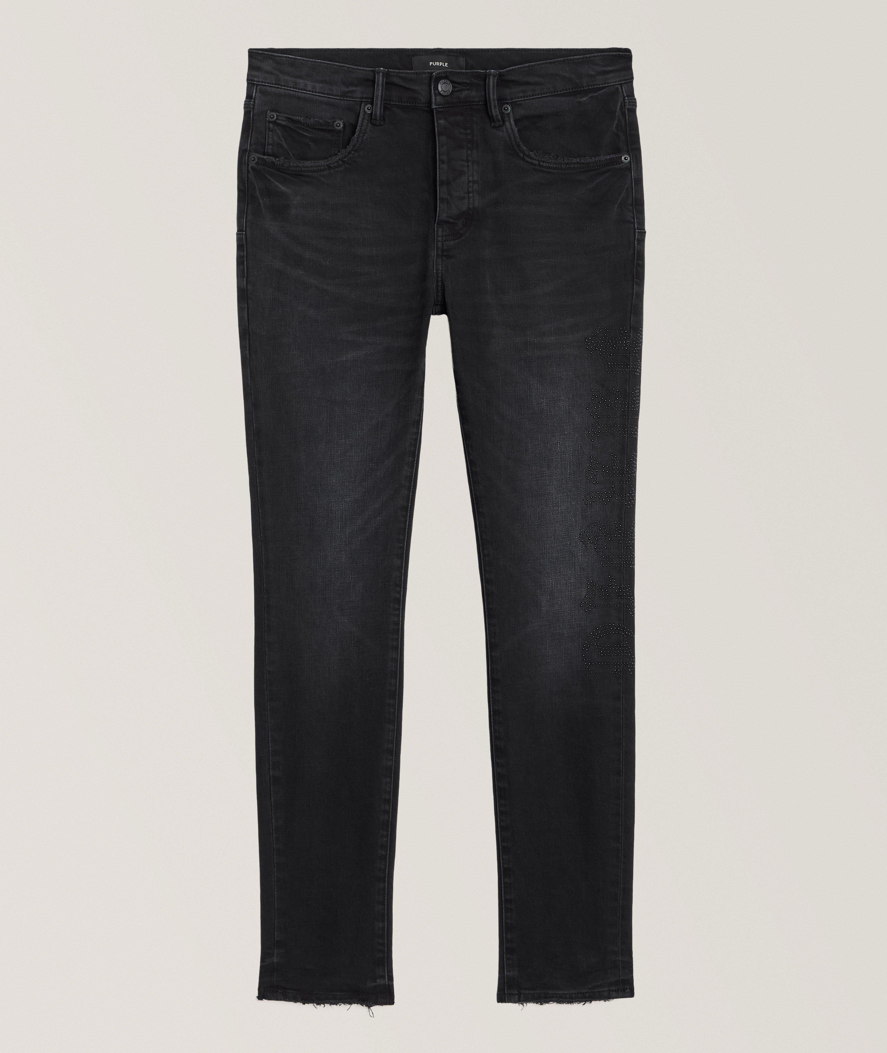 P001 Crystal Wordmark Skinny Jeans image 0