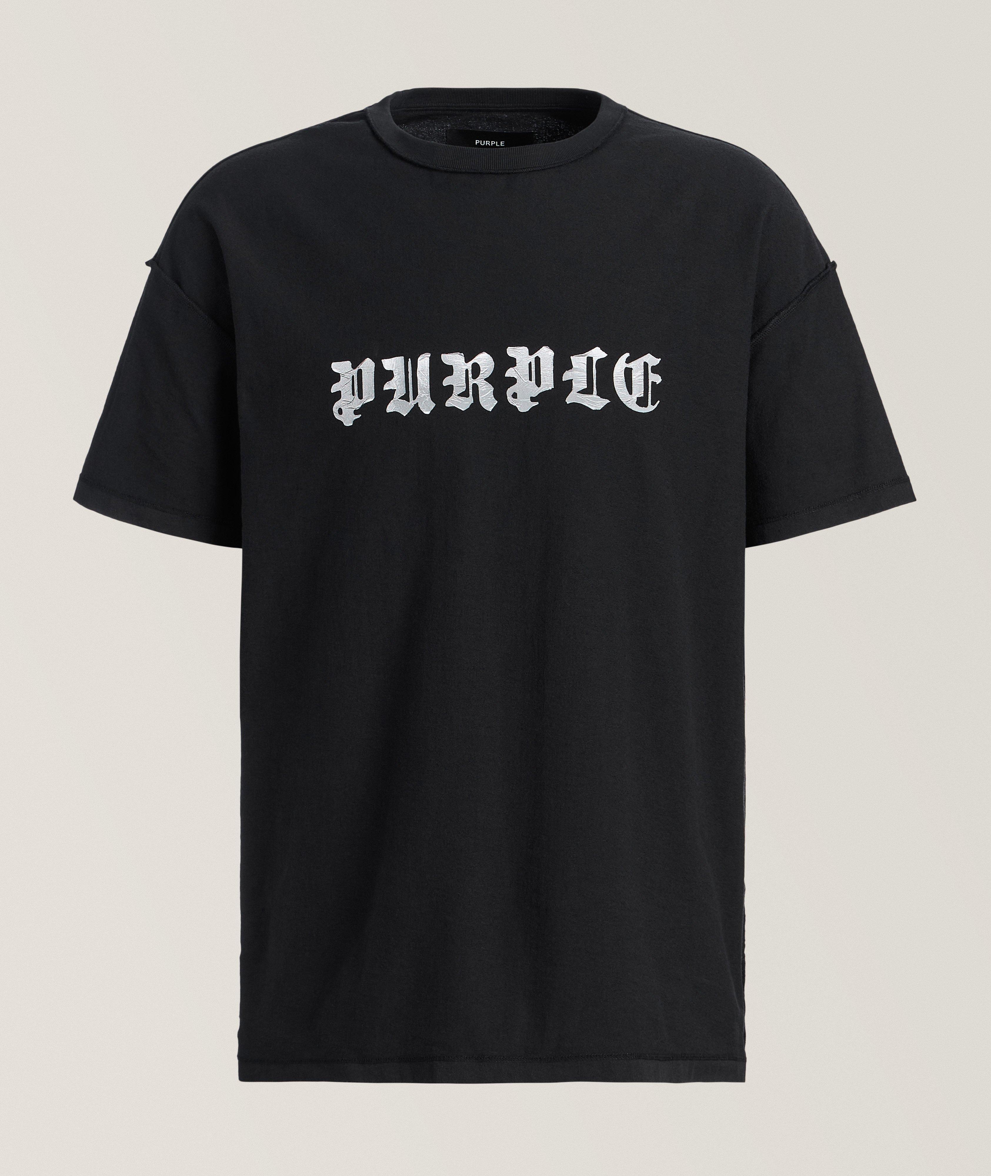 Inside-Out-Seams Gothic Logo T-Shirt image 0