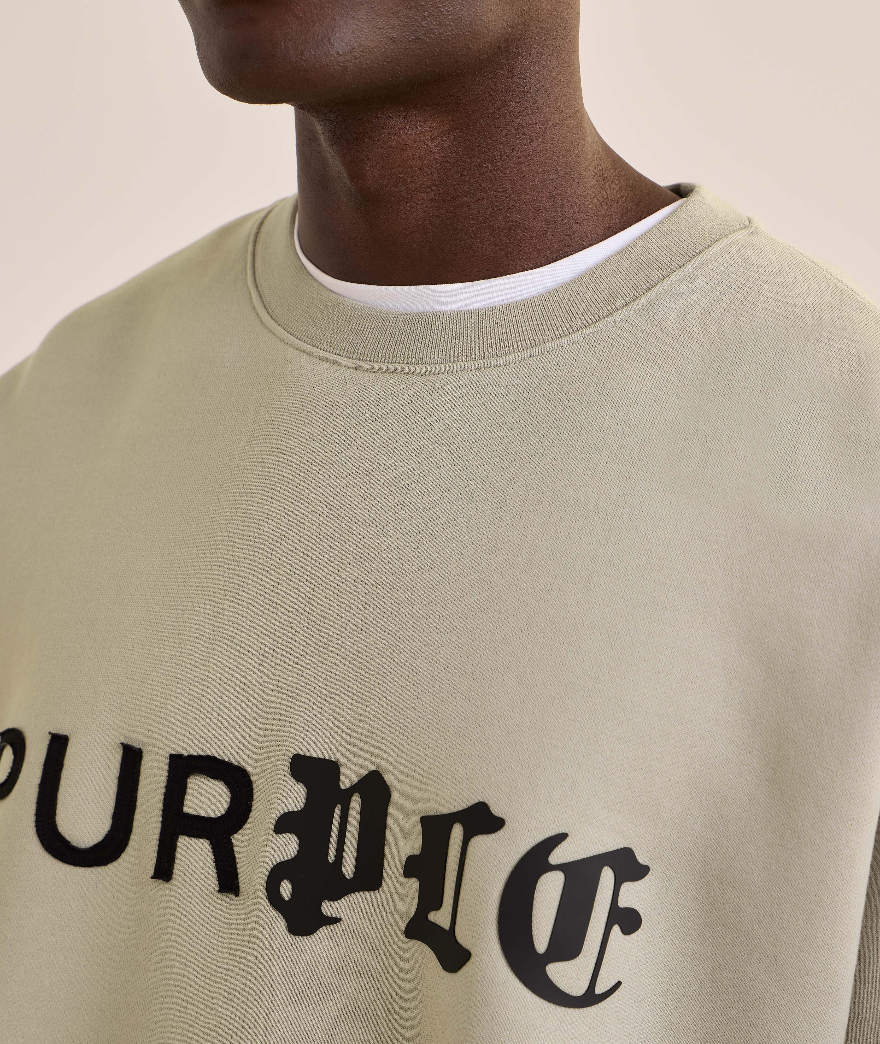 Pull en coton avec logo irrégulier image 3
