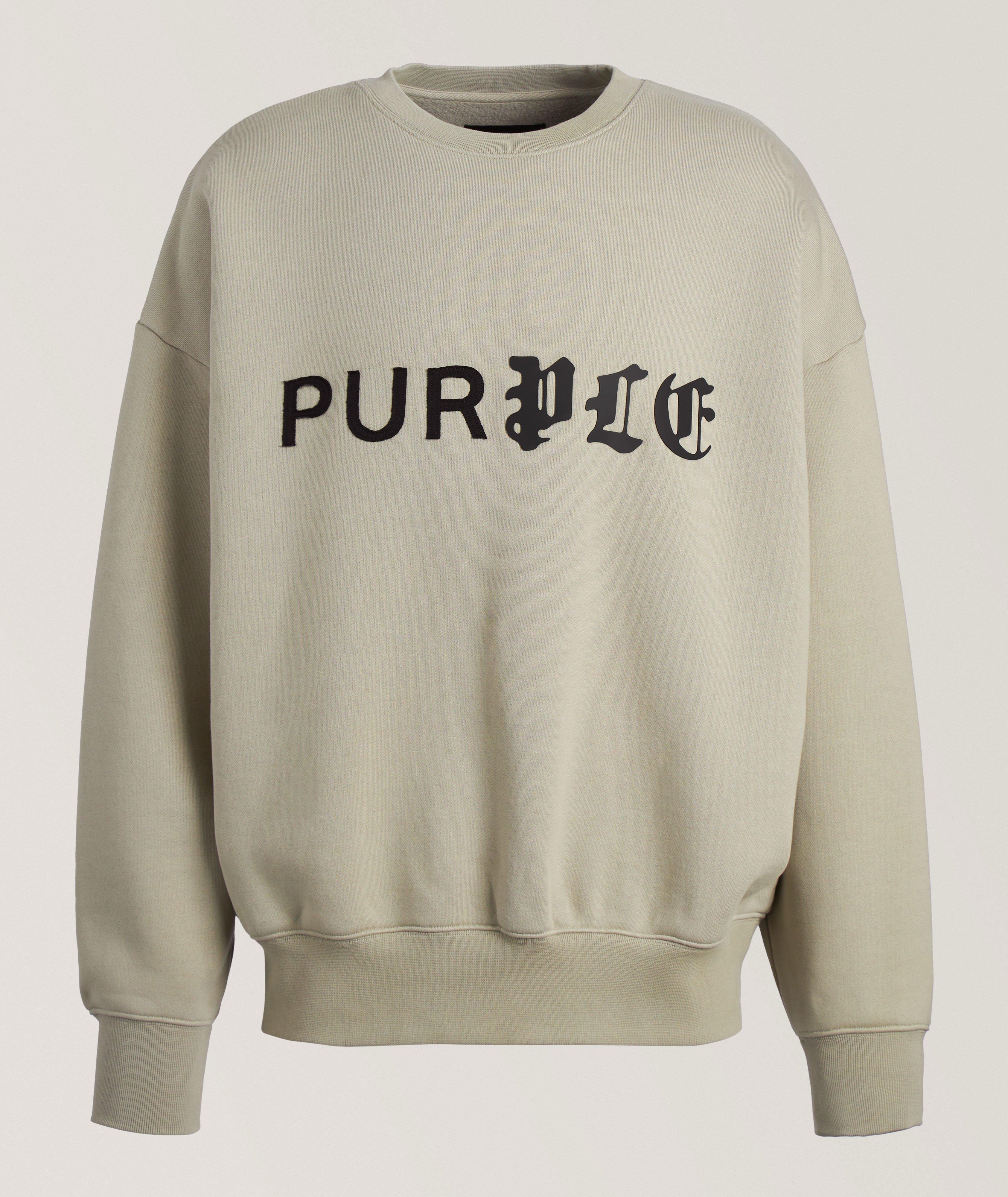 Pull en coton avec logo irrégulier image 0