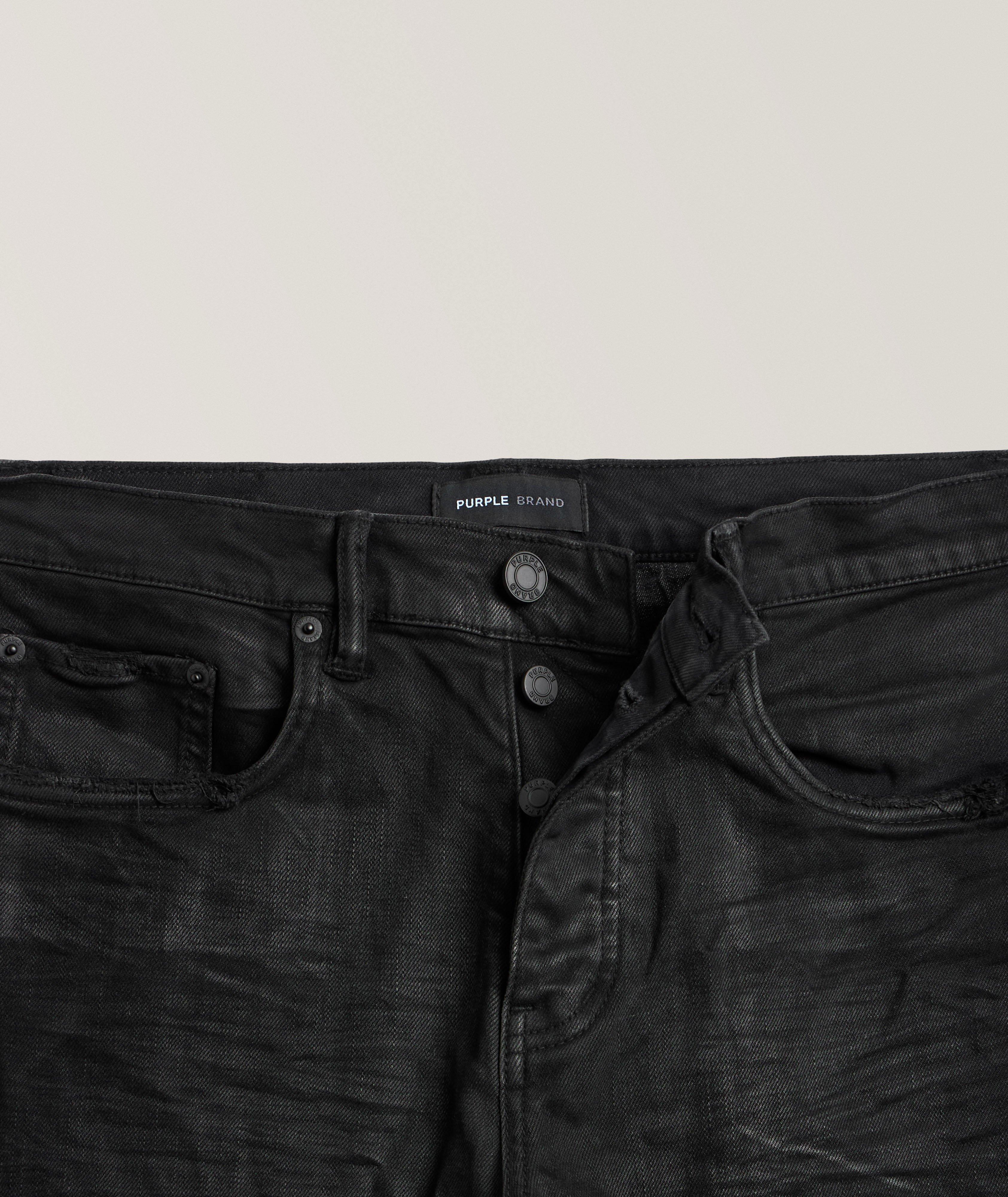 P005 Jean skinny froissé 3D image 3