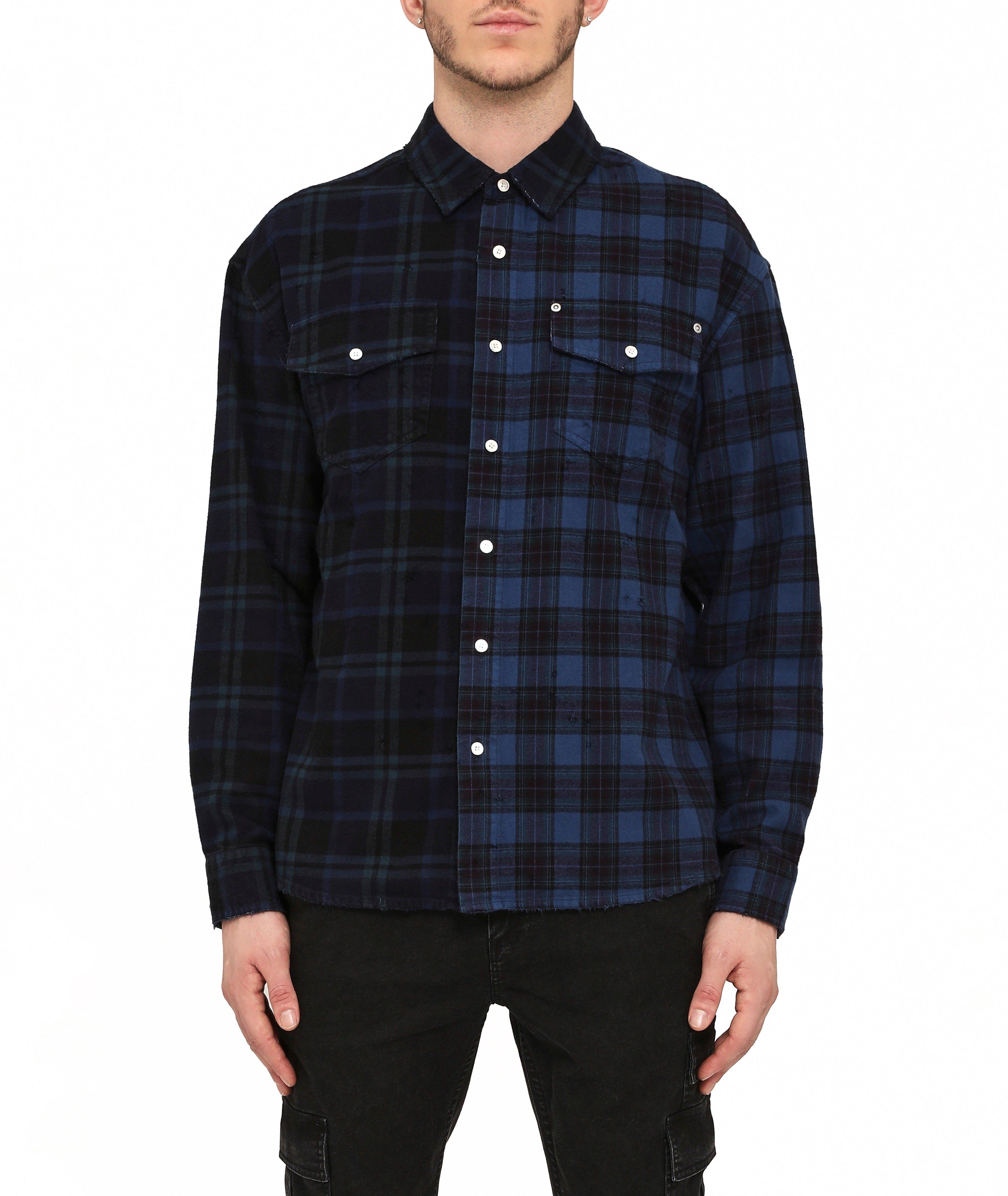 Chemise de style western en flanelle à motif quadrillé image 2