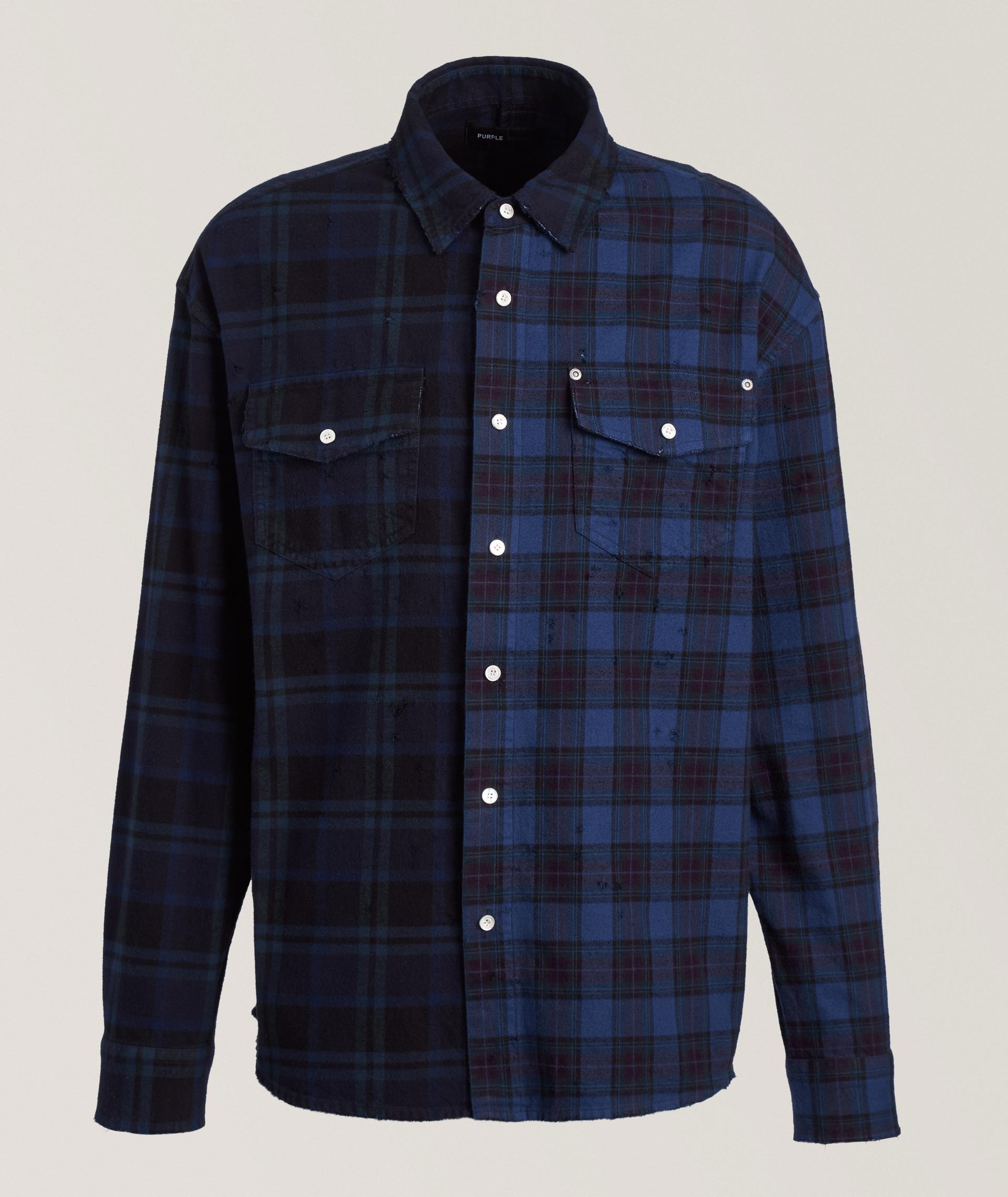 Chemise de style western en flanelle à motif quadrillé image 0